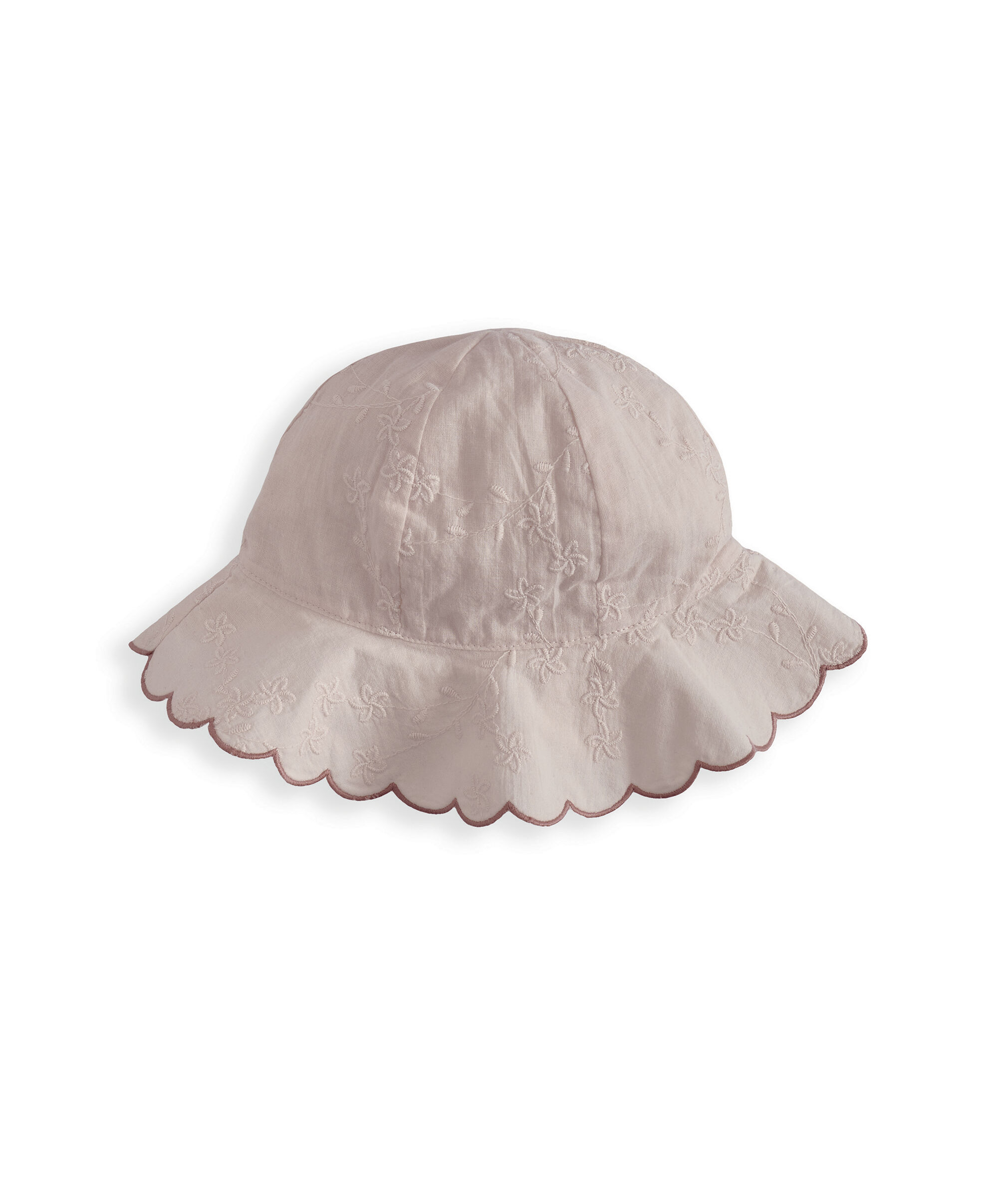 طقم أفرول وقبعة شمسية فرنش بينك image number 4