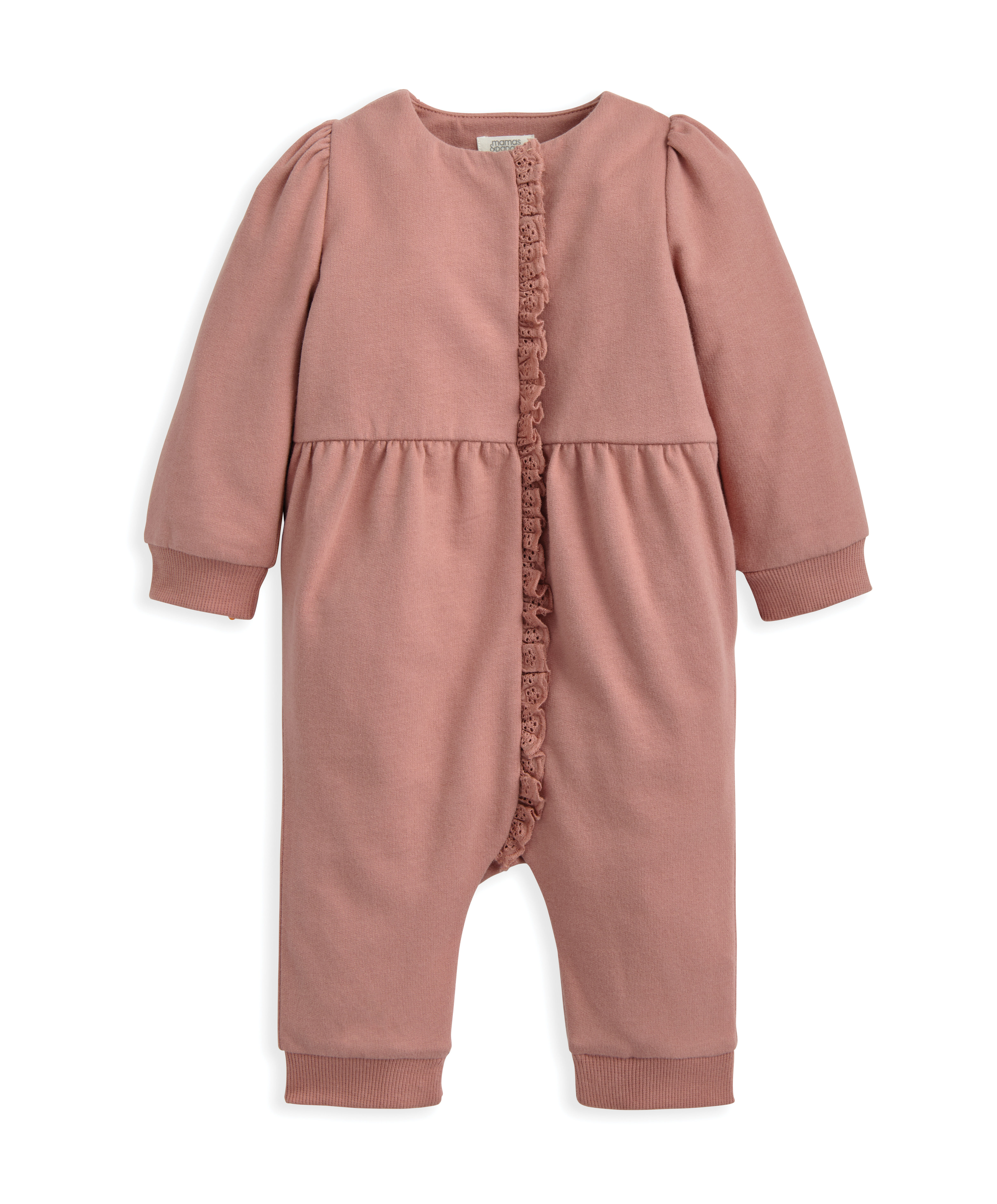 أفرول وردي بحافة دانتيل image number 2