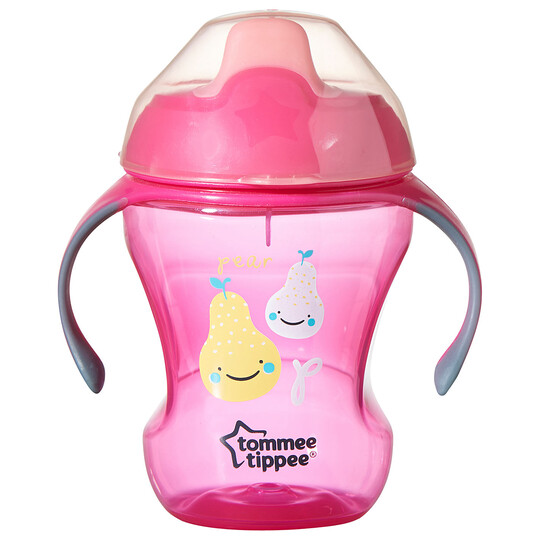 كوب إكسبلورا سهل الاستخدام للأطفال من عمر 7 أشهر ويزيد من تومي تيبي - باللون الوردي image number 2
