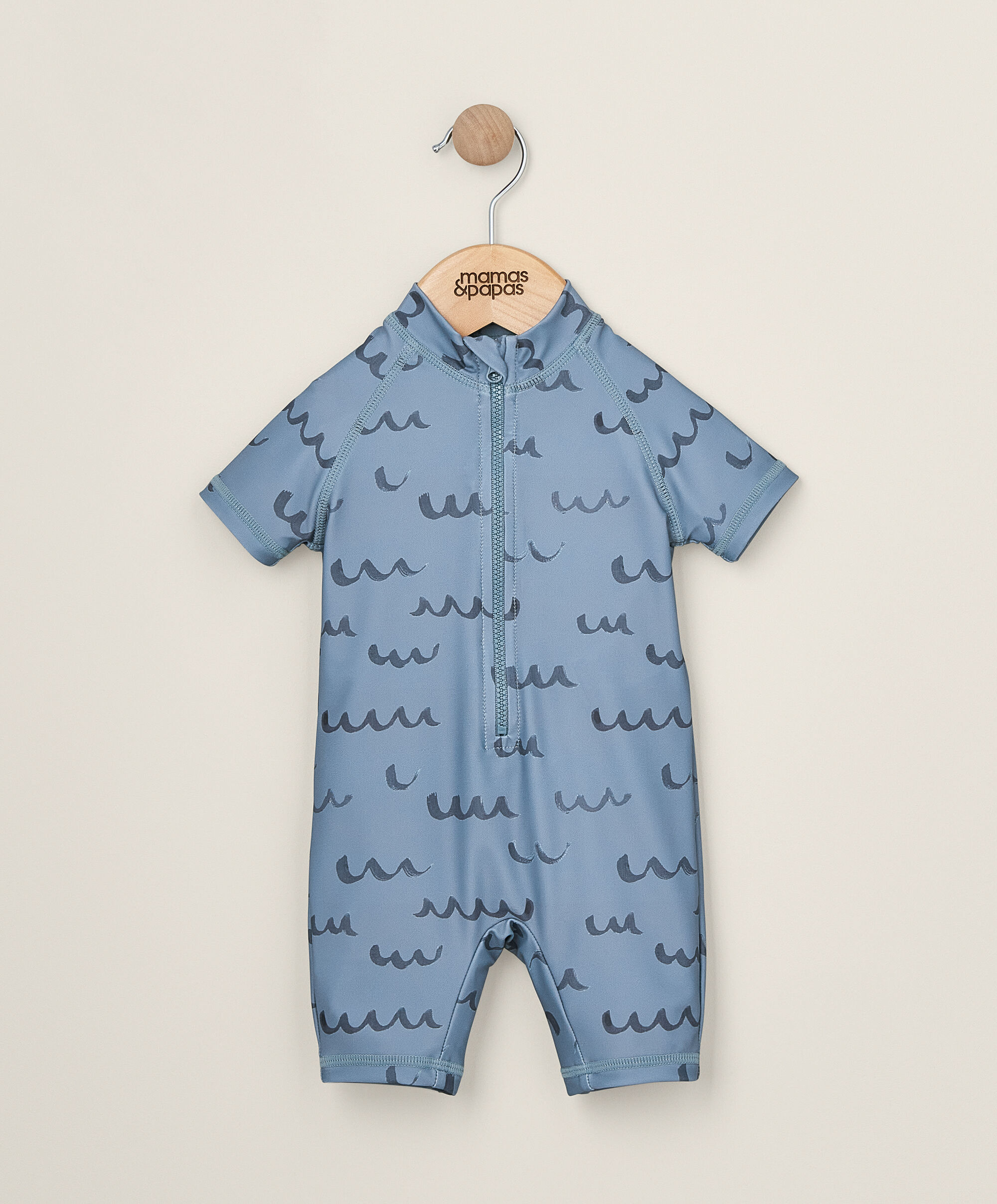 بدلة سباحة بنقشة أمواج image number 1