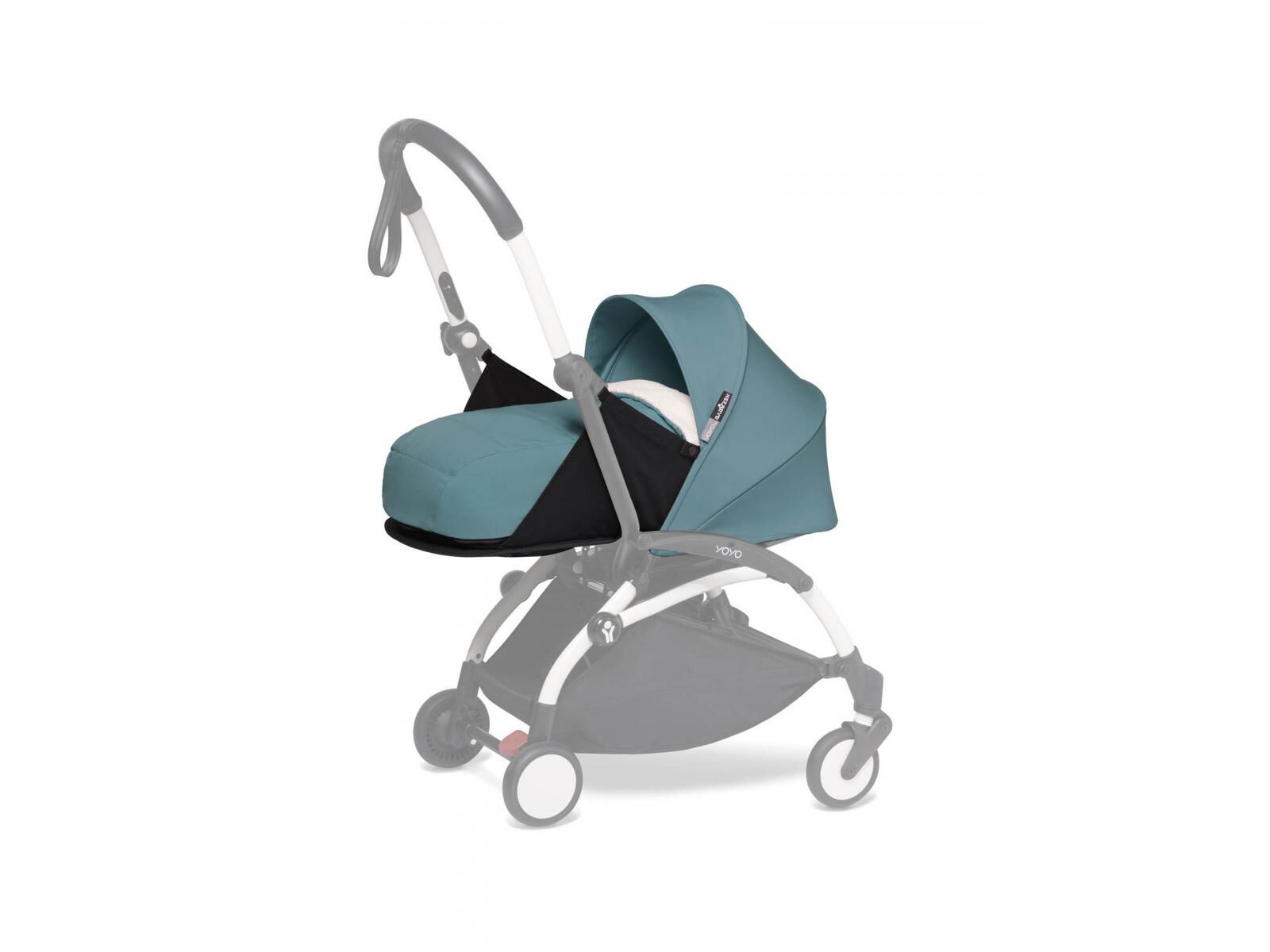 مجموعة مقعد عربة أطفال يويو لحديثي الولادة - أزرق