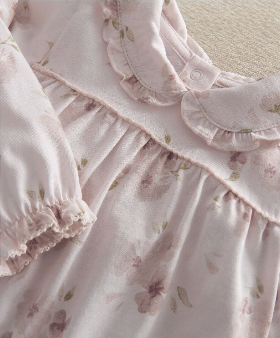 Jersey Watercolour Floral PJs image number 5