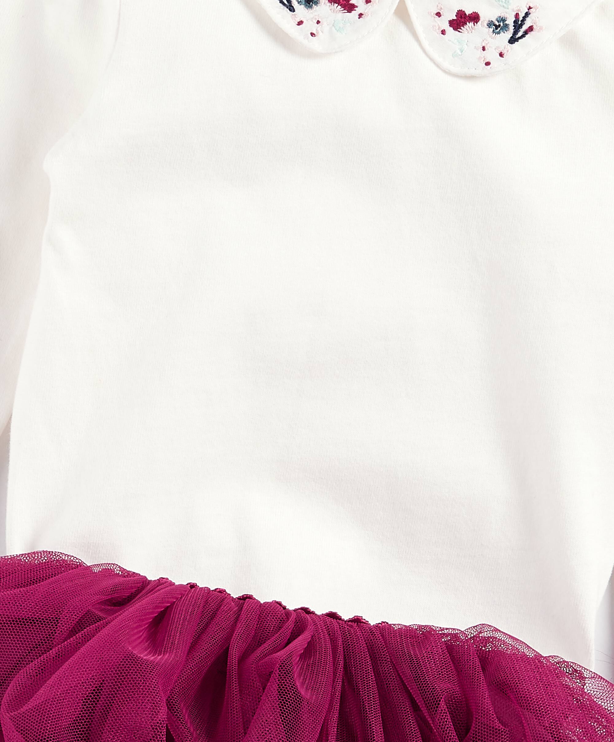 طقم لباس قطعة واحدة وتنورة كشكش image number 4