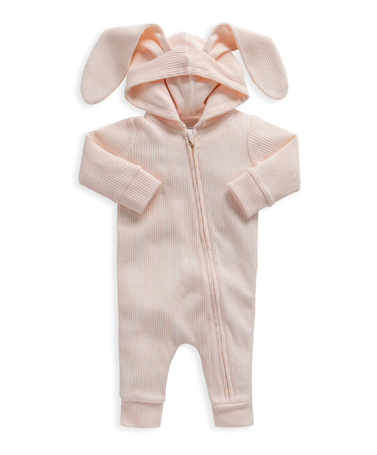 BUNNY EAR ROMPER PetiteNB:WHITE:NEW image number 1