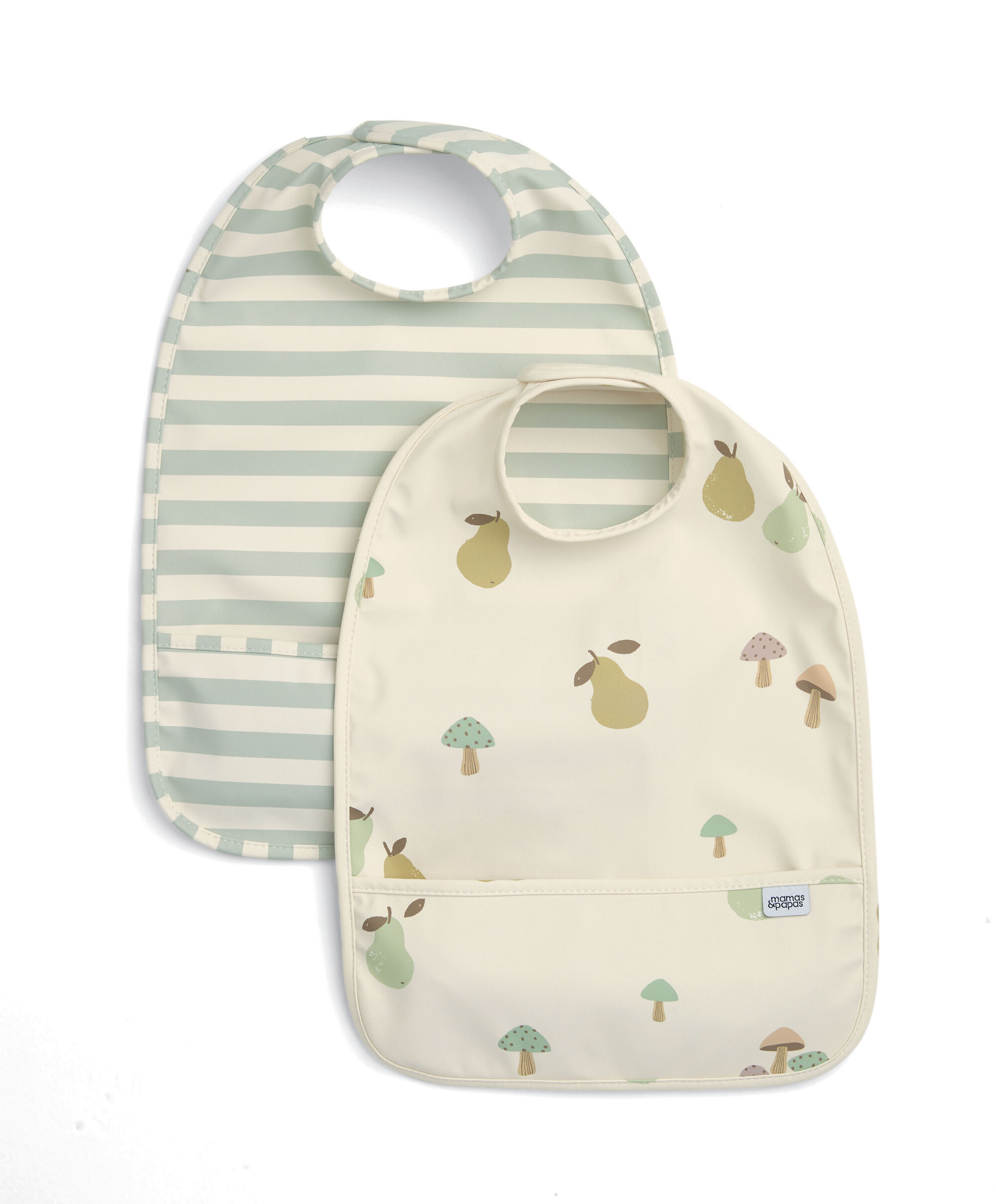 Scoop Bibs (Pack of 2) - Woodland Fruits image number 1