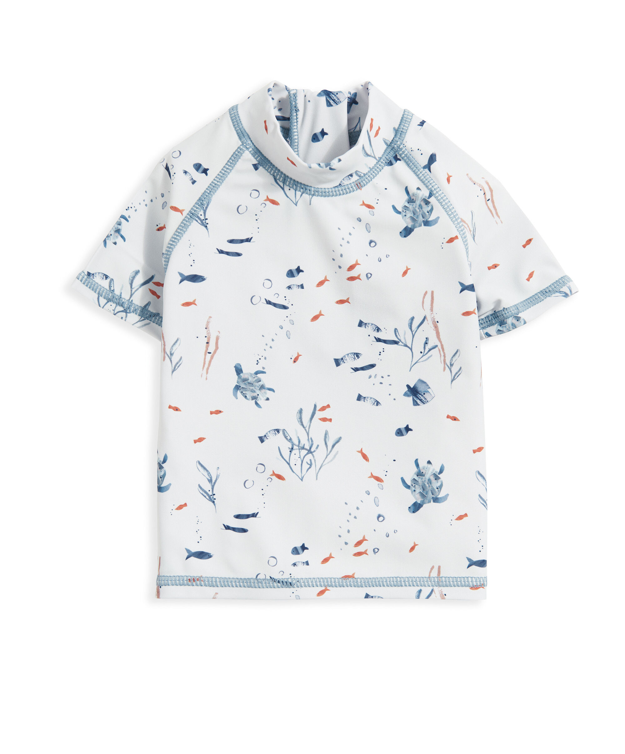 بلوزة سباحة بأكمام طويلة - أزرق image number 2