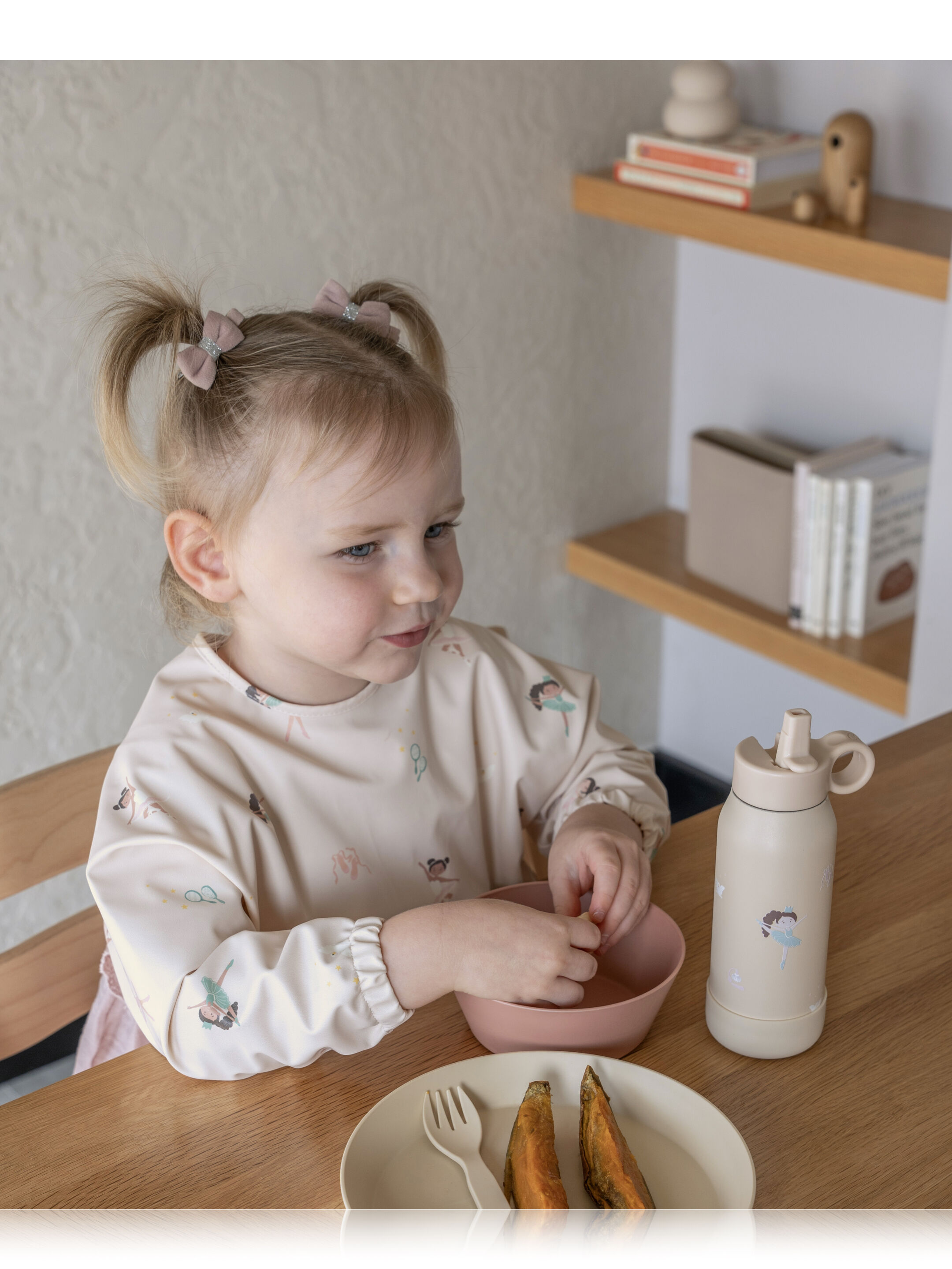 صدرية بأكمام طويلة من سيترون - نقشة راقصة باليه image number 1