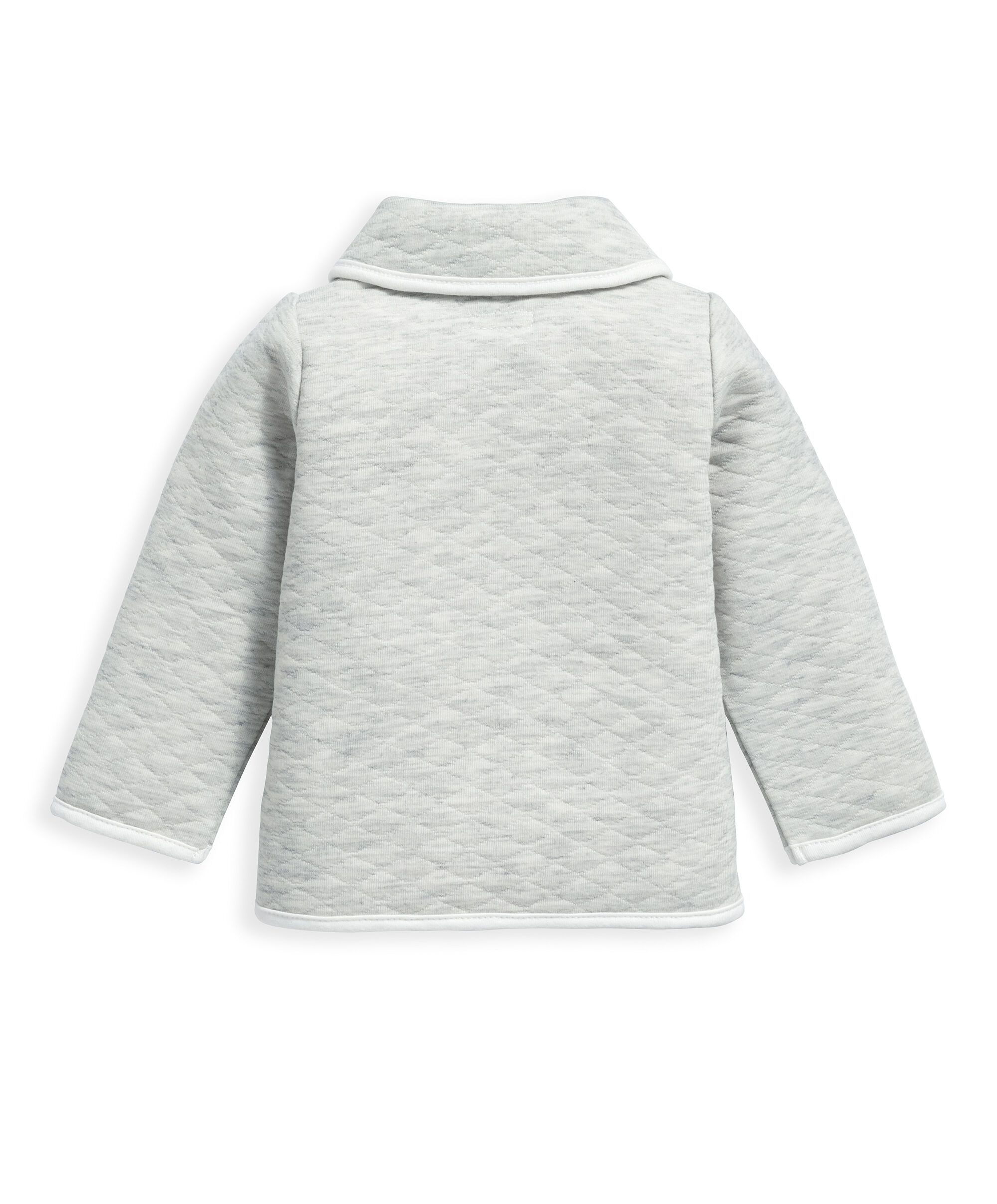 جاكيت بارز الملمس - رمادي image number 2