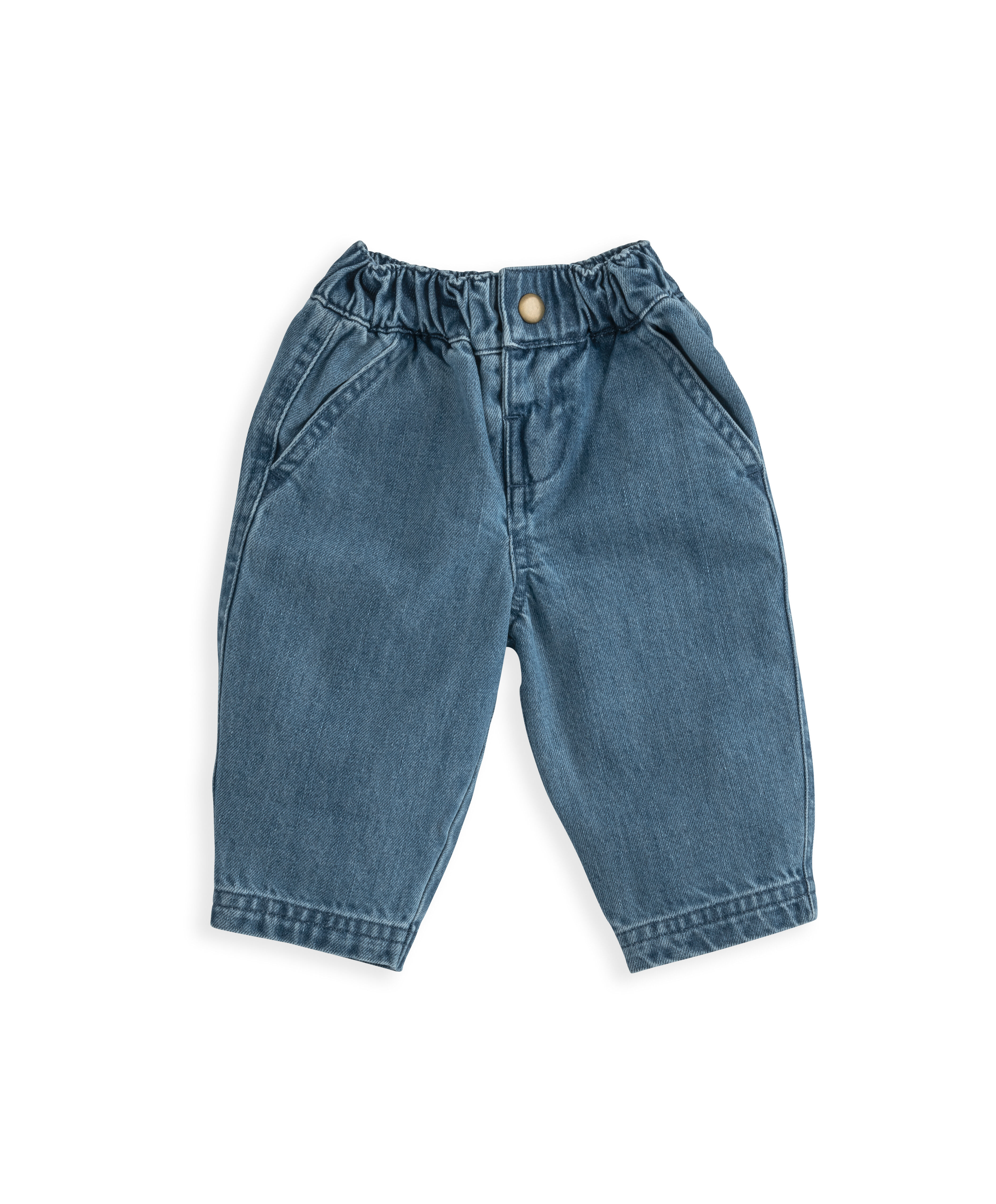 بنطال جينز واسع - أزرق image number 2