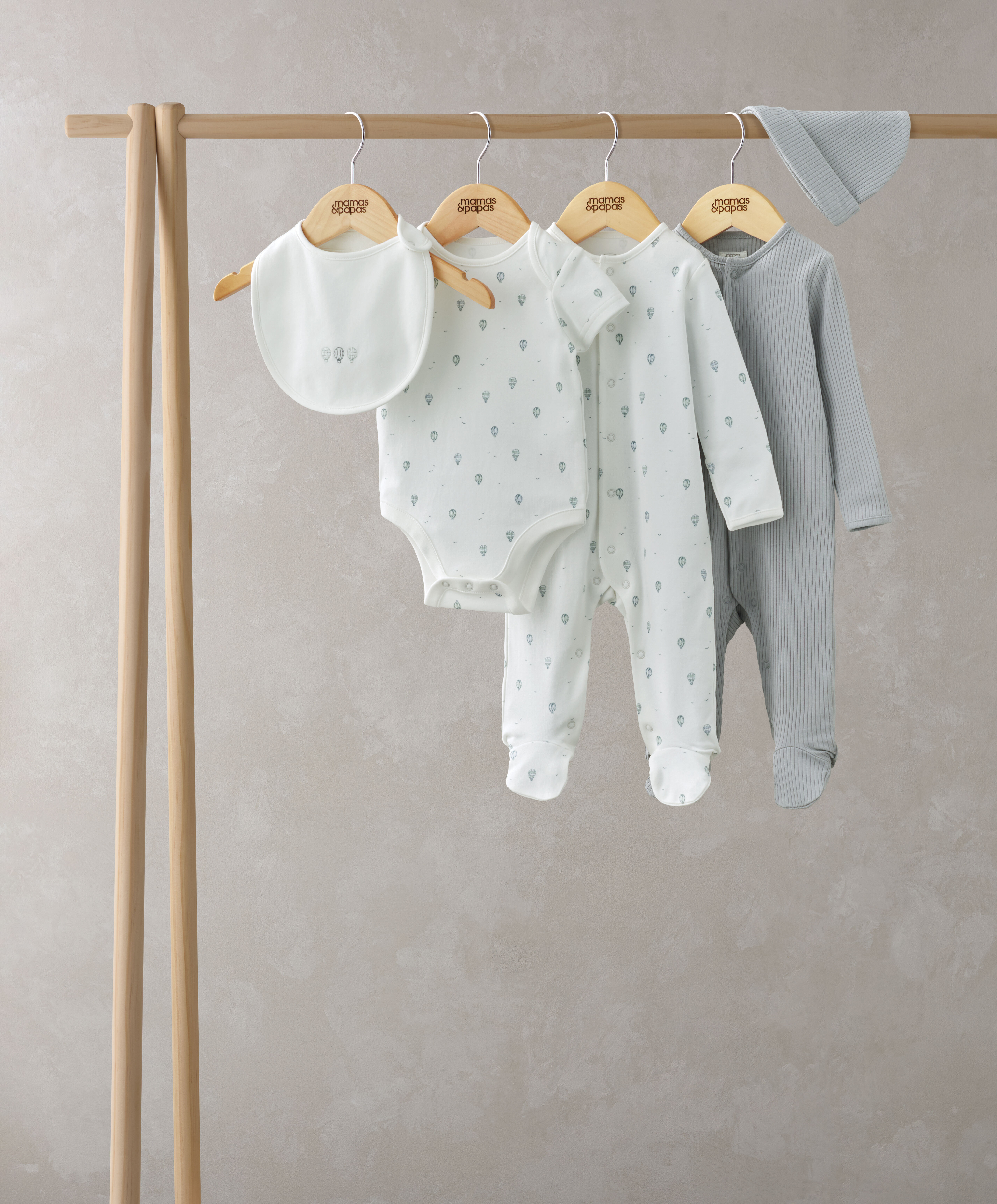 طقم بنقشة منطاد - 5 قطع image number 1