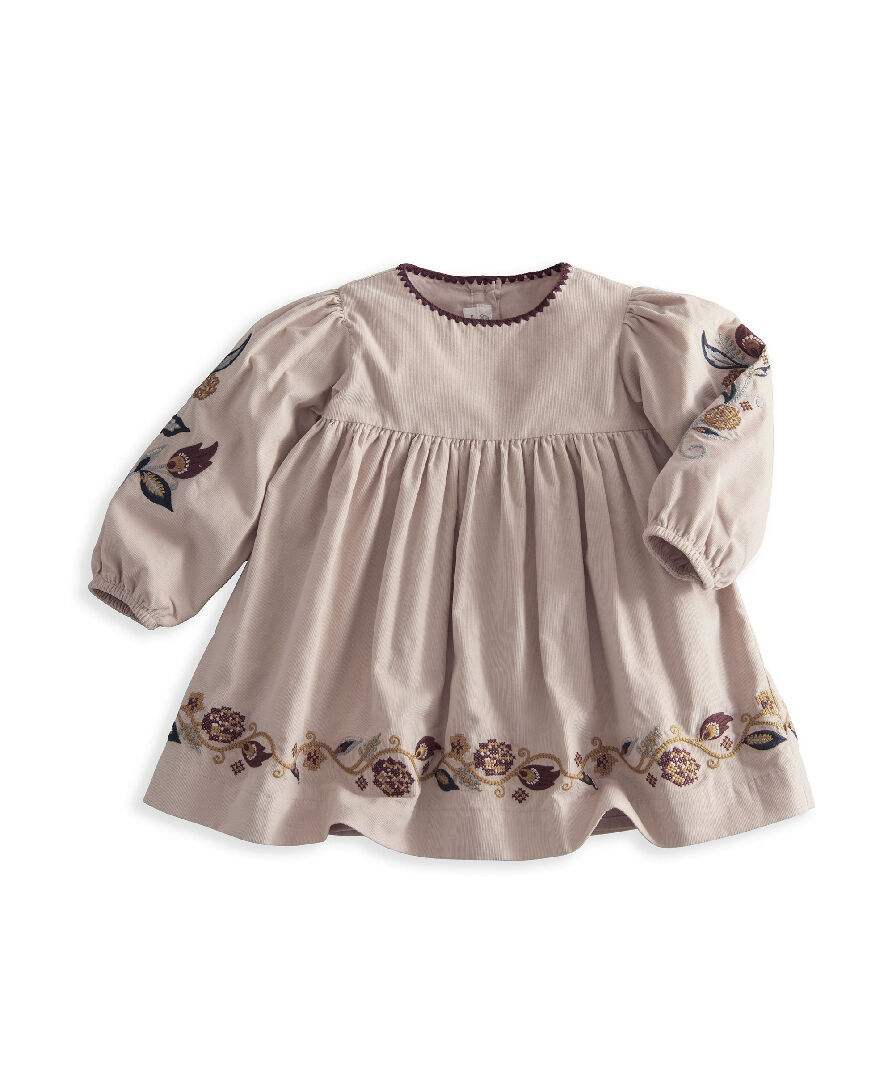 Embroidered Cord Dress image number 2