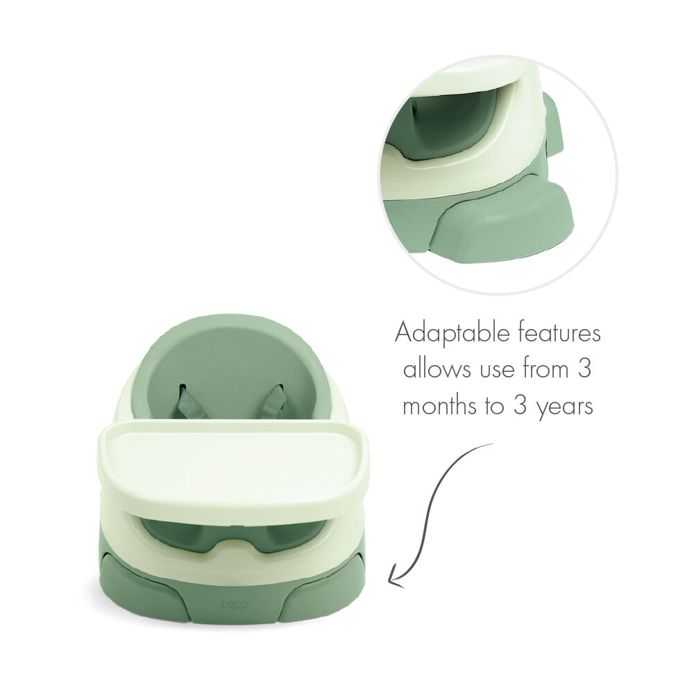 مقعد باغ داعم وأرضي 3 في 1 بصينية ألعاب - أوكالبتوس image number 4