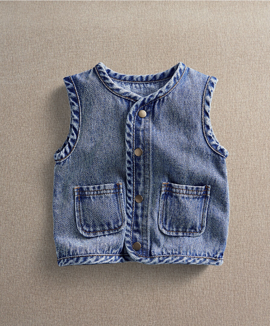 Denim Gilet image number 1