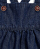 فستان جينز بتصميم مريلة image number 5