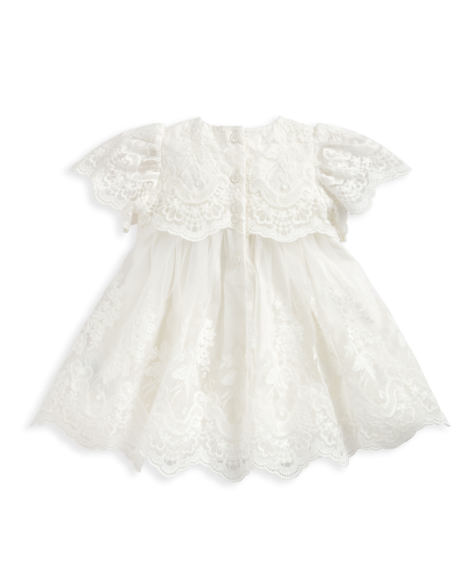 فستان أبيض دانتيل image number 2