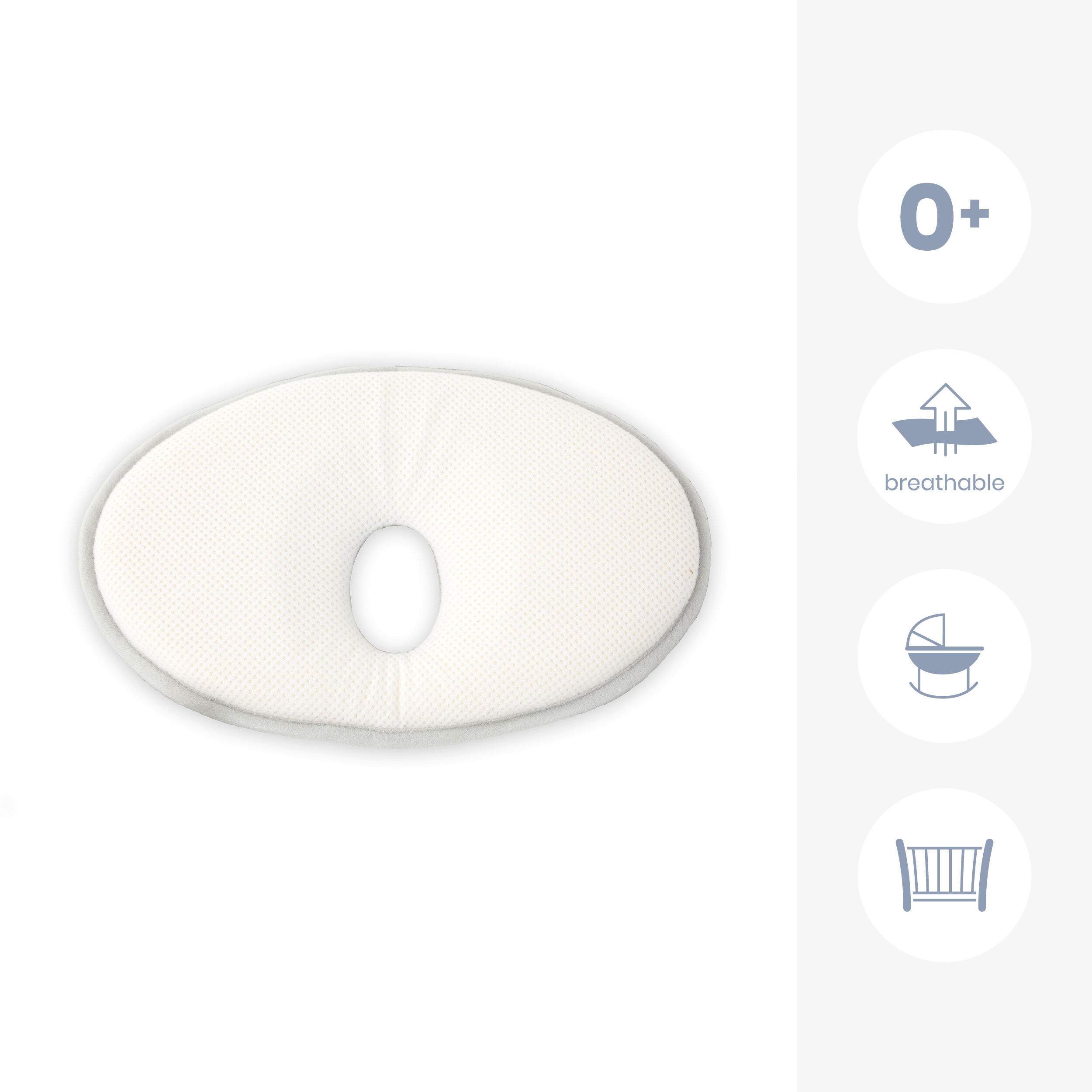 وسادة رأس مريحة للرضع من دومو image number 2