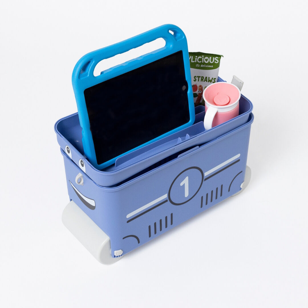 حقيبة ليتل رولّا بتصميم سيارة سباق باللون الأزرق image number 8