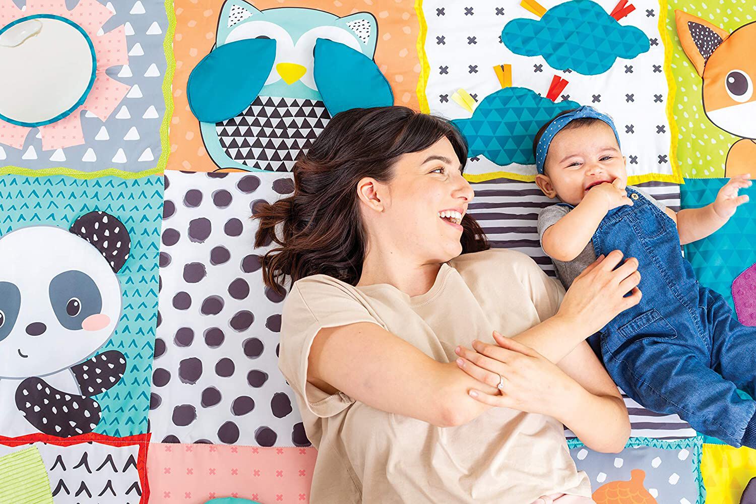 مفرش كبير قابل للطي للعب والاكتشافات من إنفانتينو image number 2