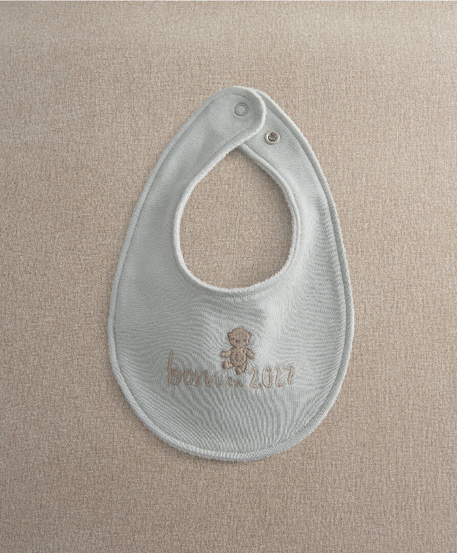 Blue Born In 2027 Bib