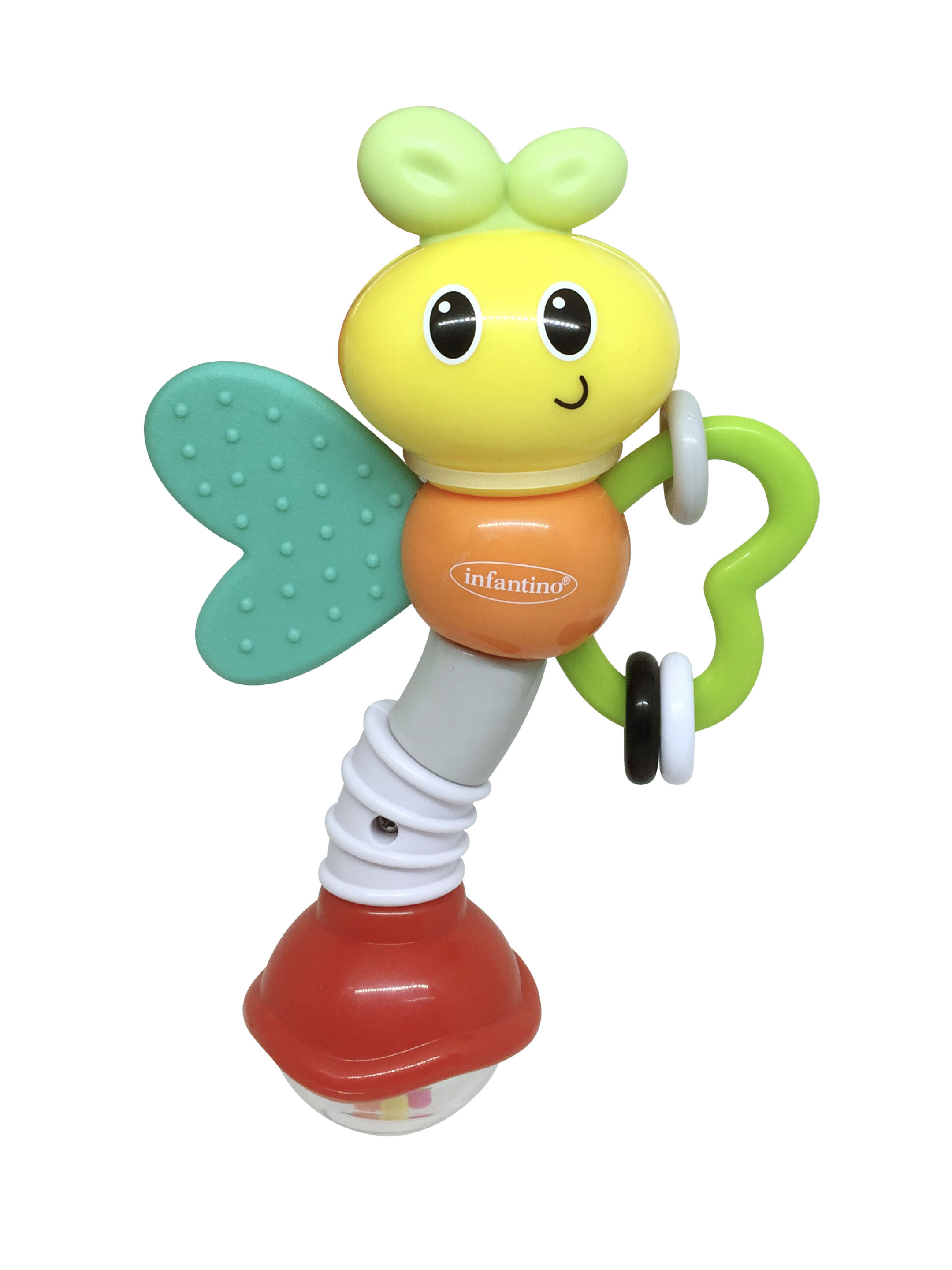 حلقة تسنين وخشخيشة بتصميم حشرة من إنفانتينو image number 1