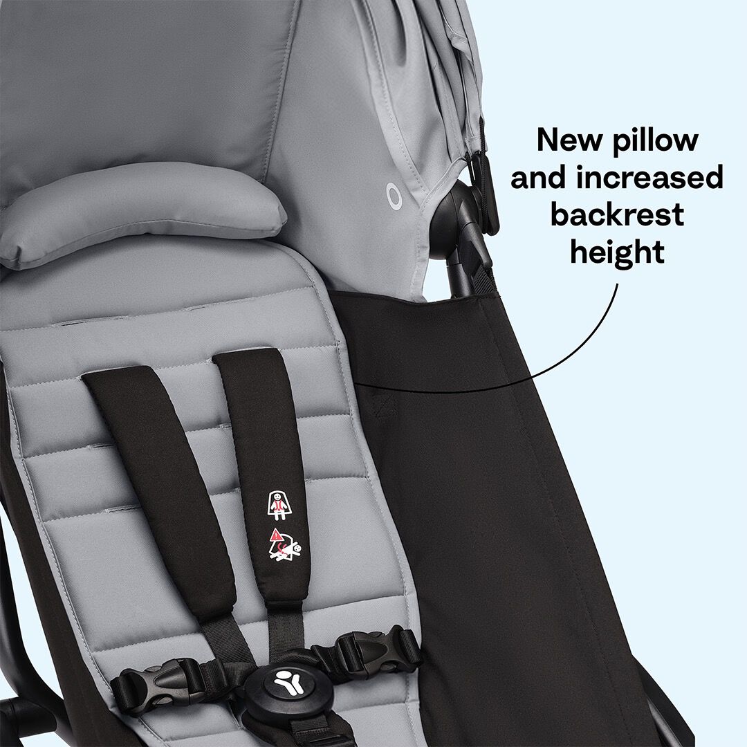 مجموعة مقعد عربة أطفال يويو لعمر 6 شهور فأكثر من ستوك - رمادي image number 2