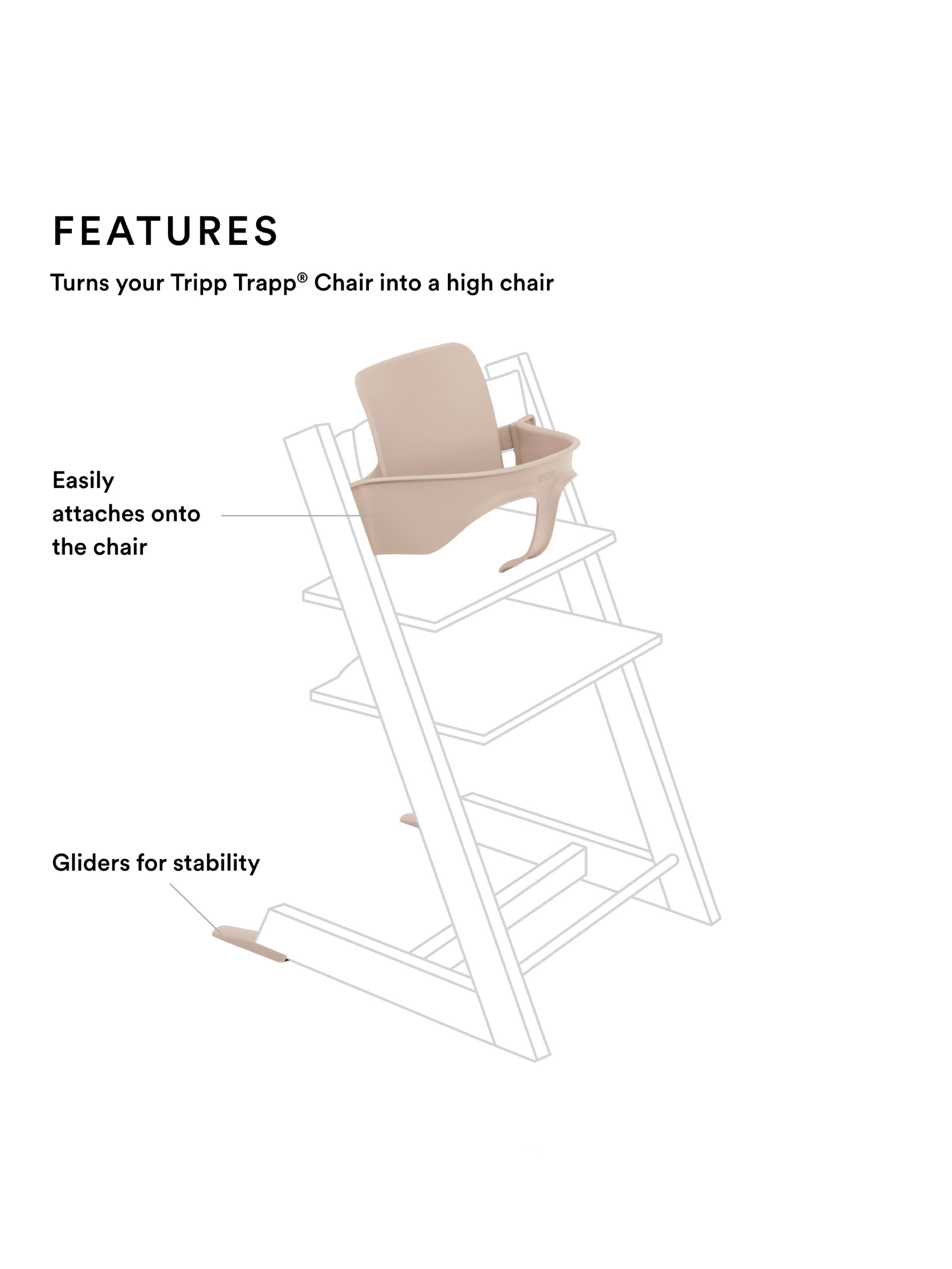 مجموعة الرضع تريب تراب من ستوك - وردي image number 2