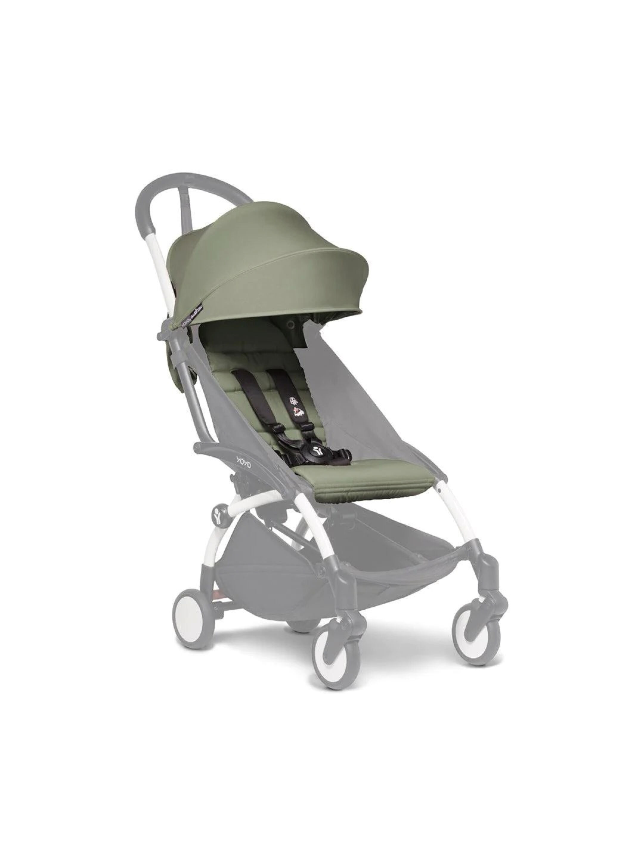 مجموعة مقعد عربة أطفال يويو لعمر 6 أشهر فأكثر - أخضر زيتوني image number 1