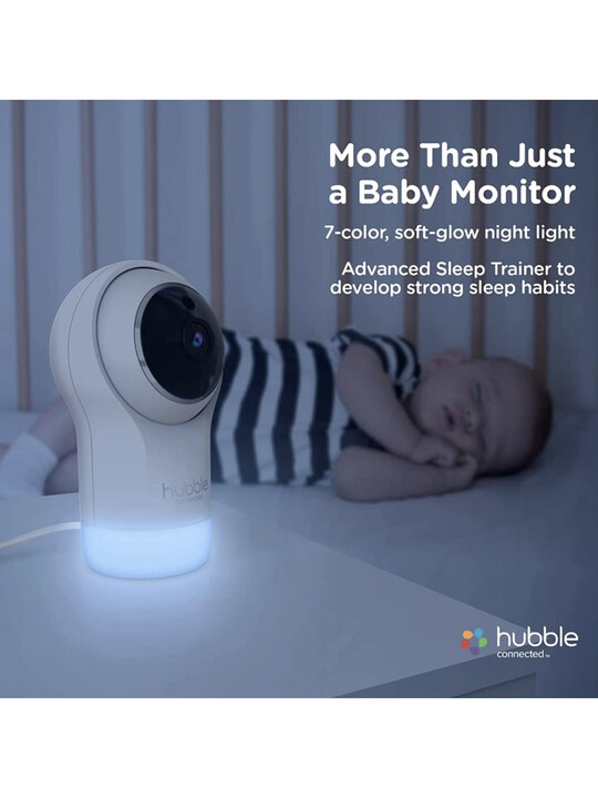 كاميرا هابل ذكية وعالية الوضوح بضوء ليلي لمراقبة الطفل image number 2