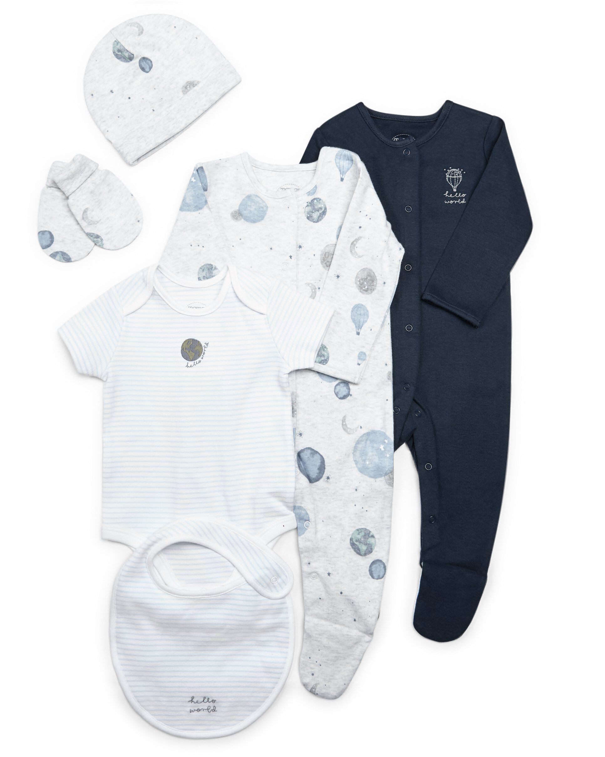 مجموعة هدايا ويلكم تو ذا وورلد بلون أزرق - 6 قطع image number 1