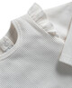 لباس قطعة واحدة بكشكش - أبيض كريمي image number 3