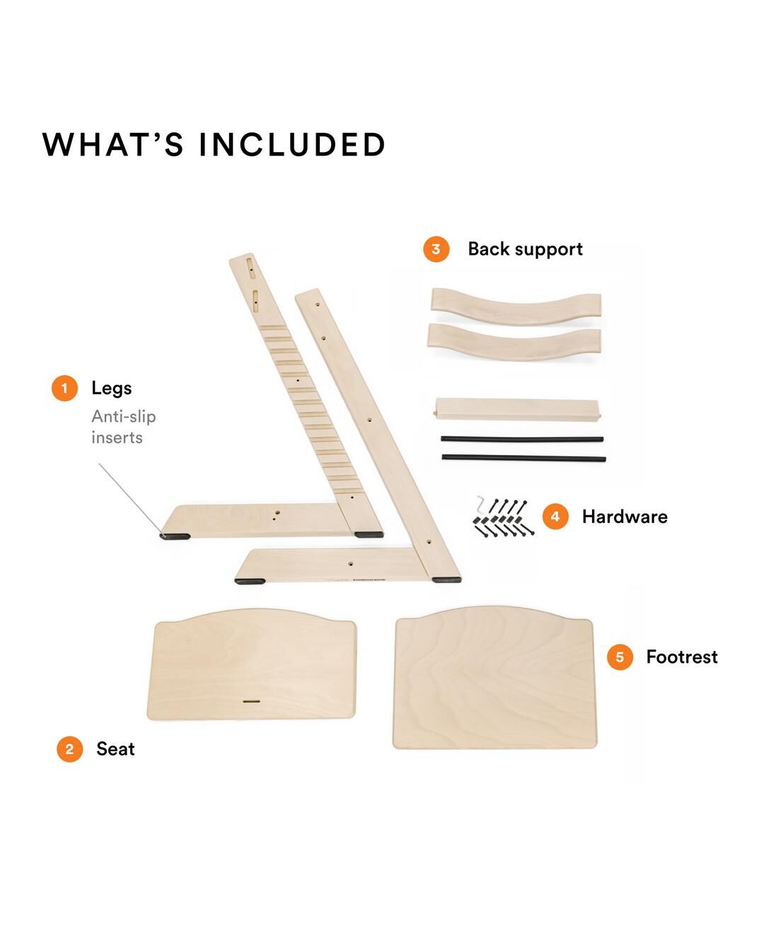 مقعد TRIPP TRAPP - أبيض image number 3