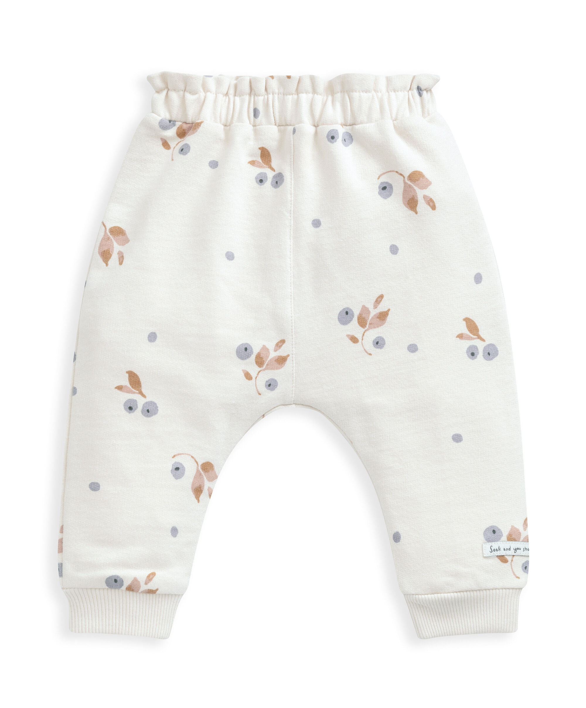 بنطال رياضي بنقشة زهور image number 2