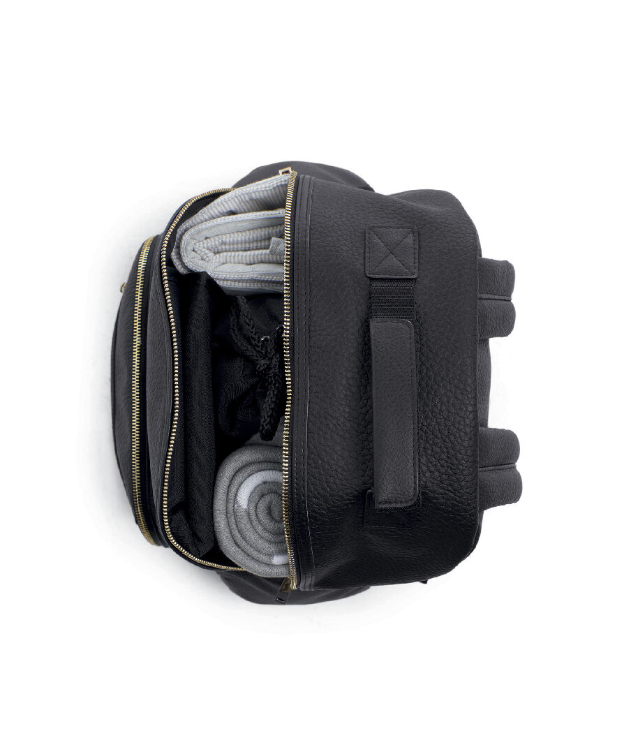 حقيبة ظهر سترادا - أسود وذهبي image number 2