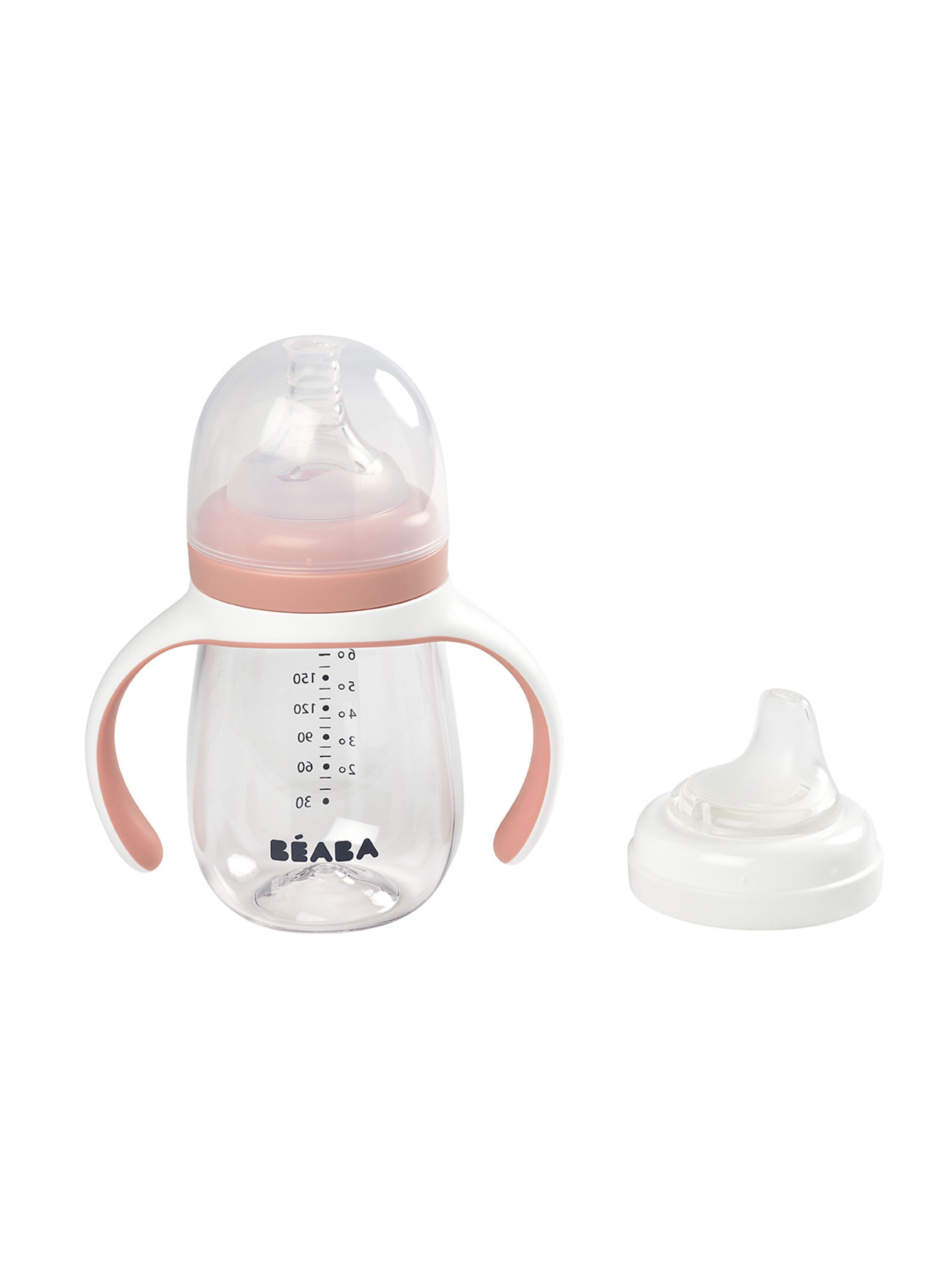 كوب تعلم الشرب 2 في 1 من بيبا - وردي image number 2