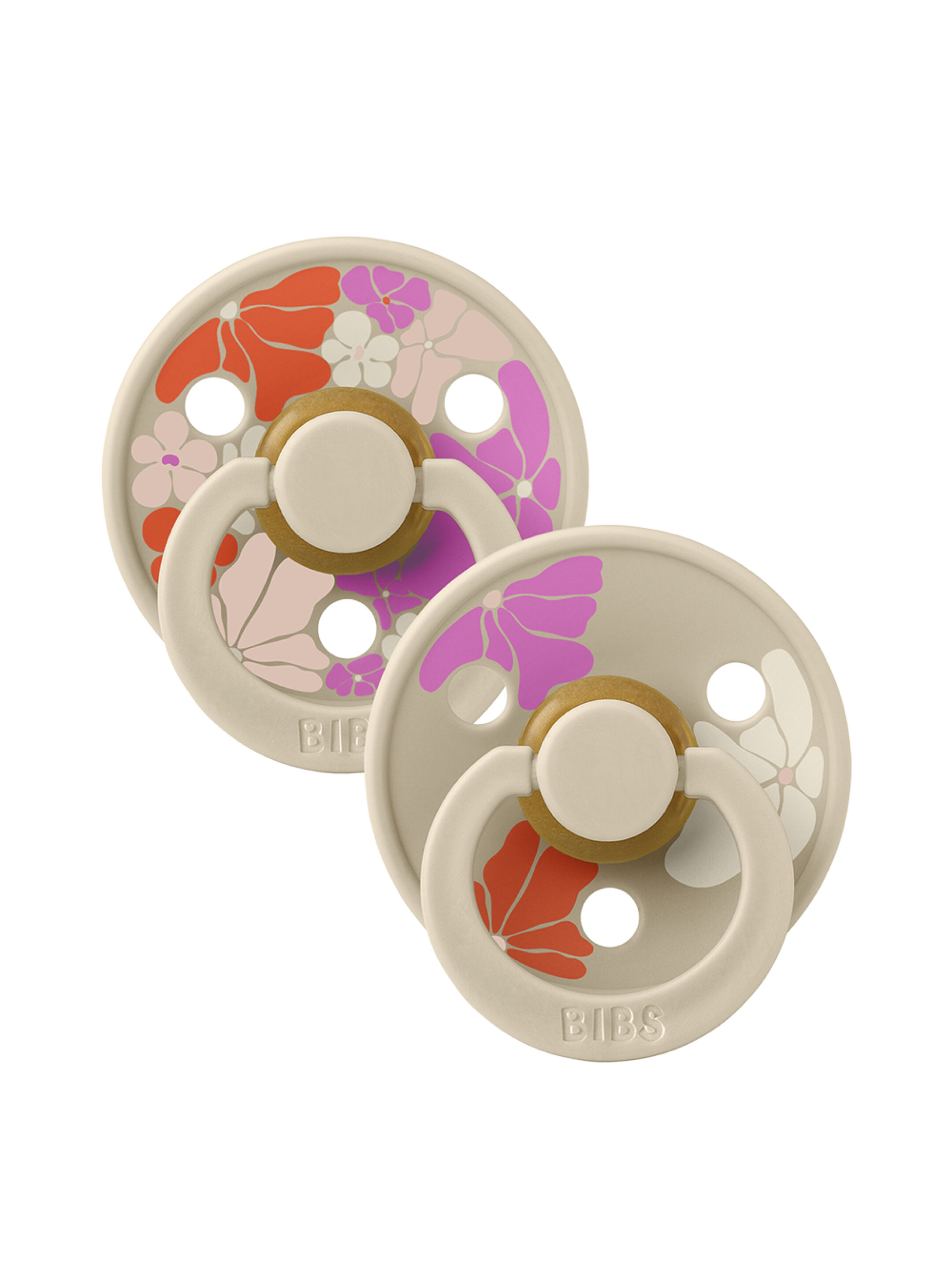 مجموعة لهايات بيبس كولور مورنينج بلوم لاتكس مقاس 1 للأطفال منذ الولادة بلون فانيليا متنوع- قطعتان image number 1