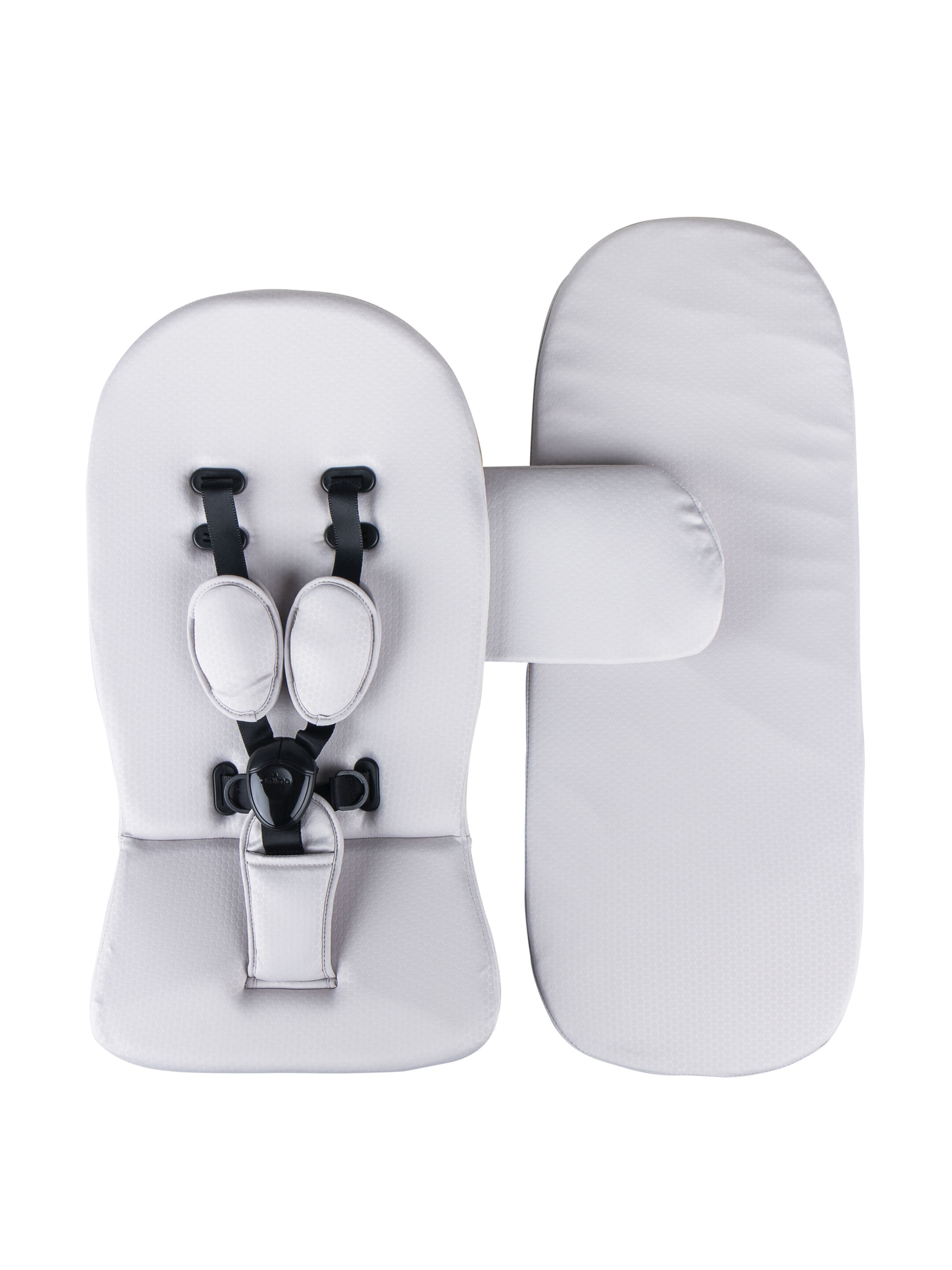 مجموعة مقعد عربة أطفال ميما زاري لحديثي الولادة - أبيض