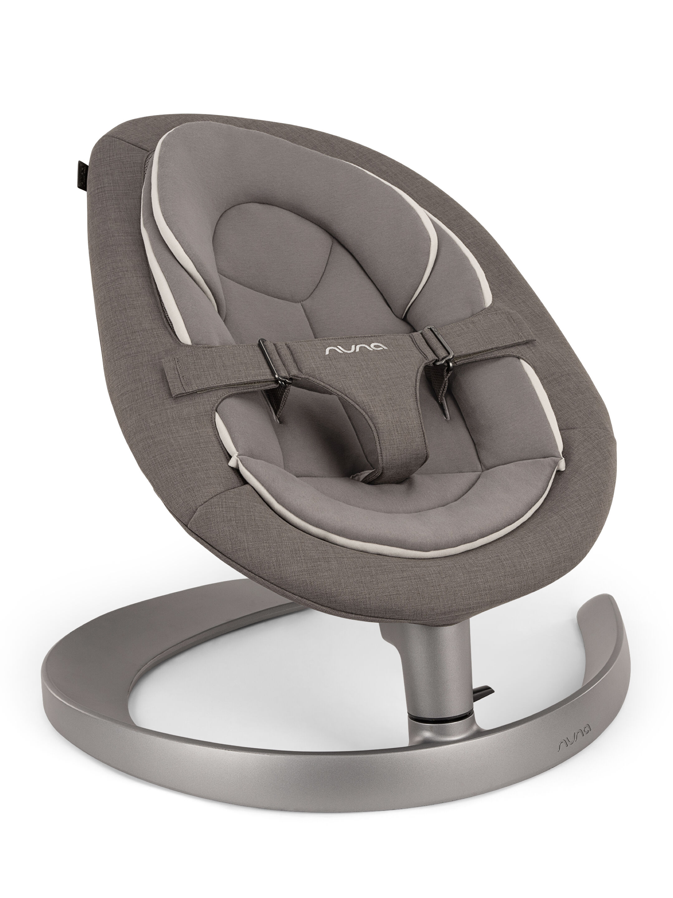 كرسي هزاز نونا ليف - رمادي بدمى image number 2