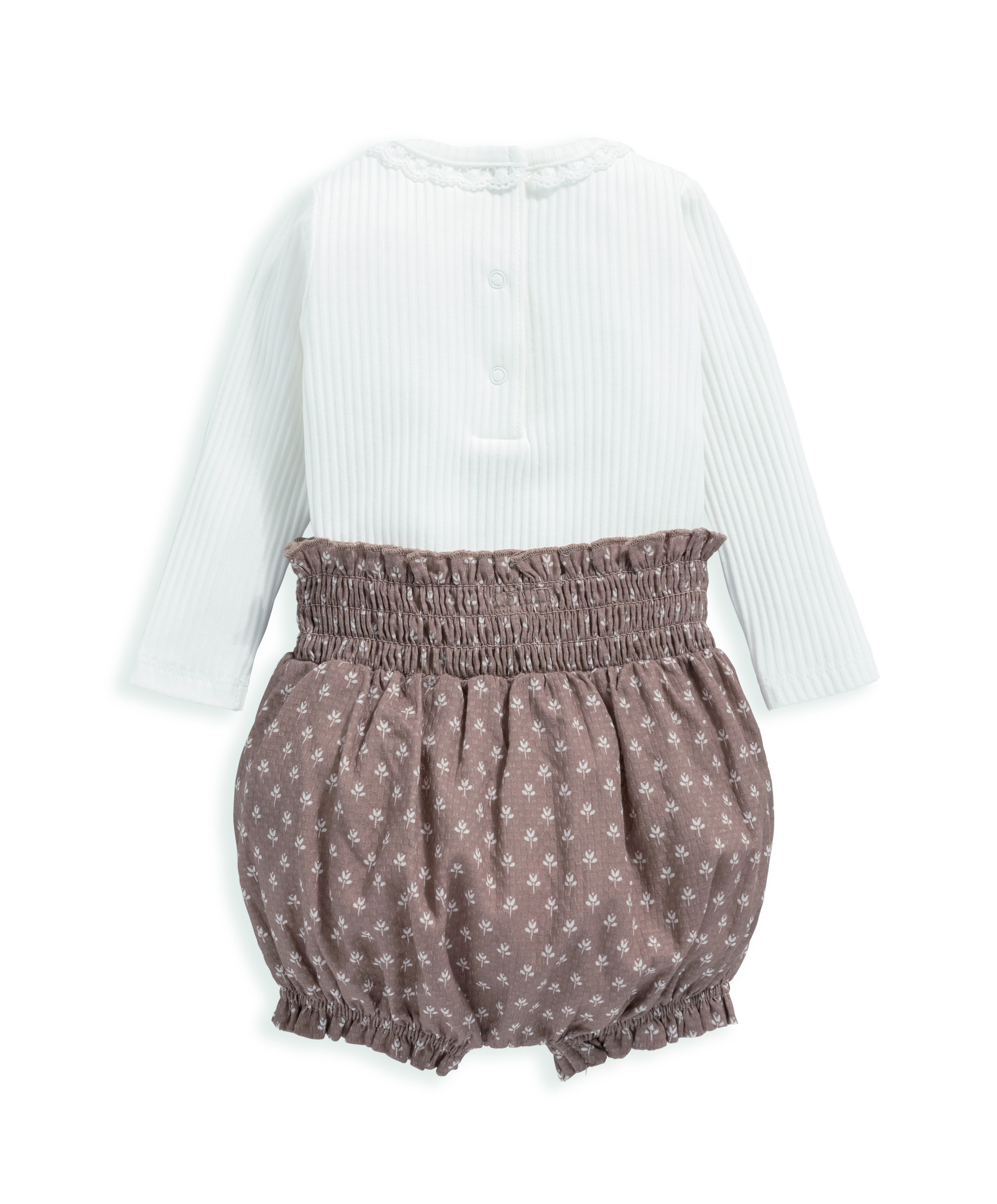 طقم لباس قطعة واحدة وسروال تحتي image number 3