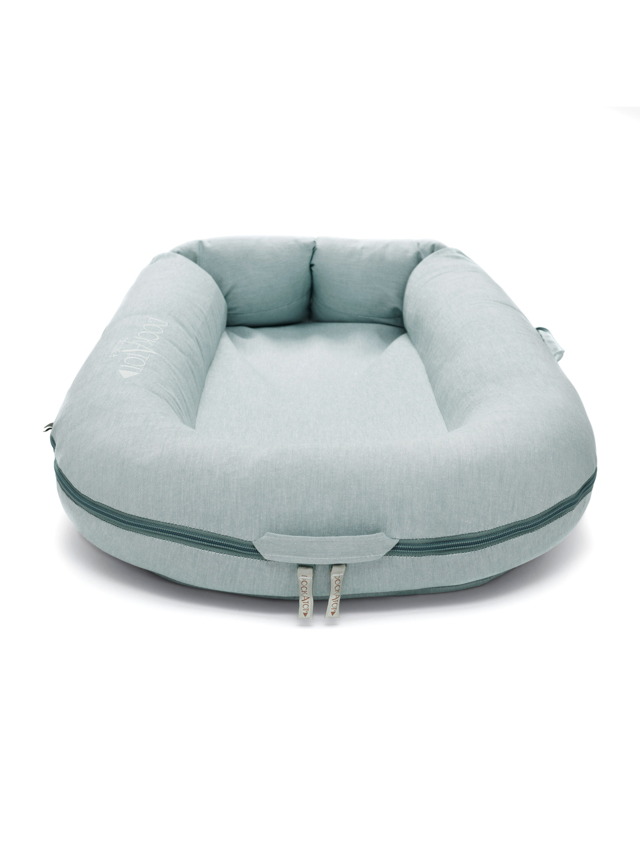 مهد ديلوكس+ لحديثي الولادة من دوك ايه توت - أزرق شامبراي image number 2