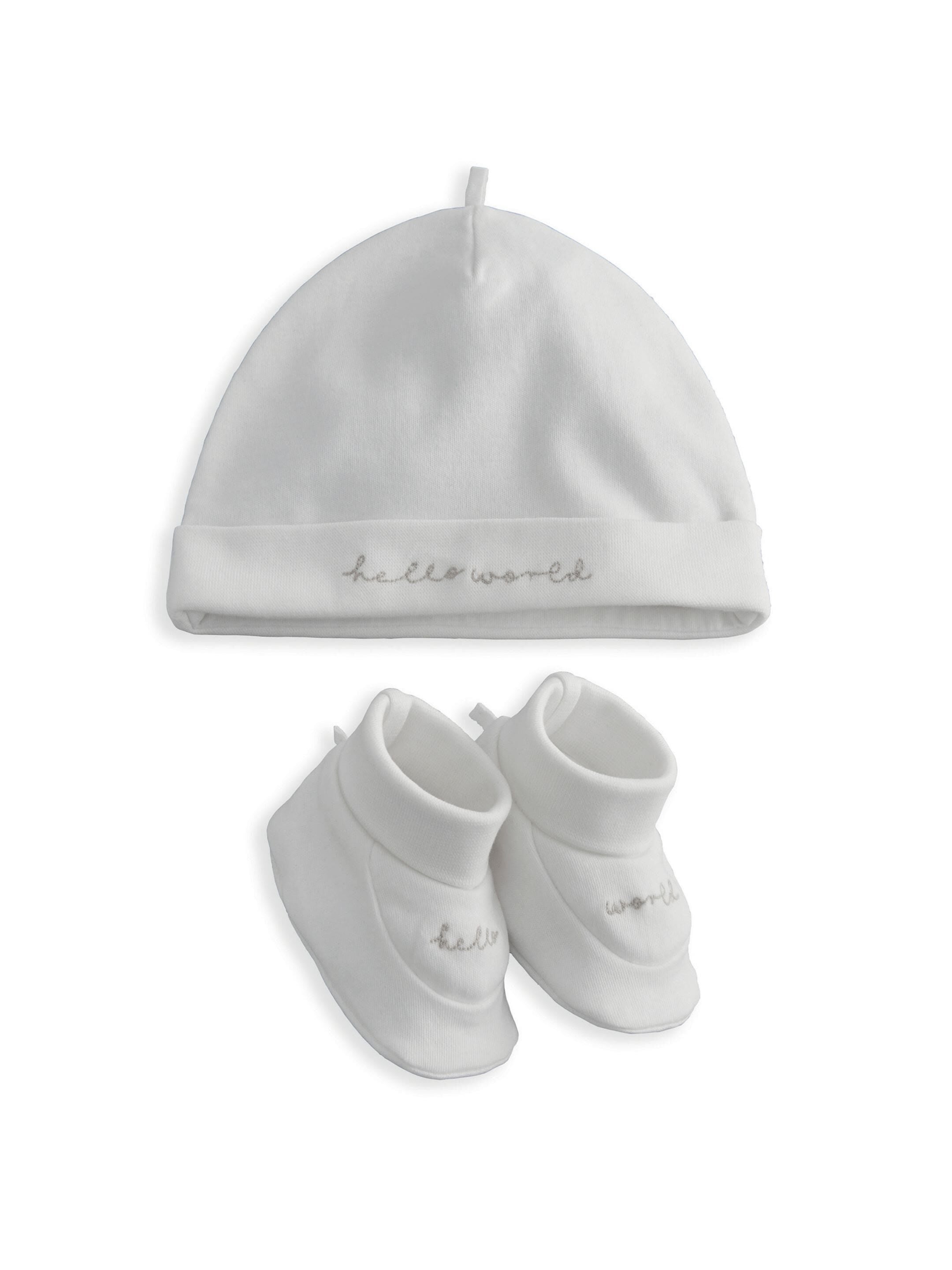 Hello World Hat & Booties image number 2