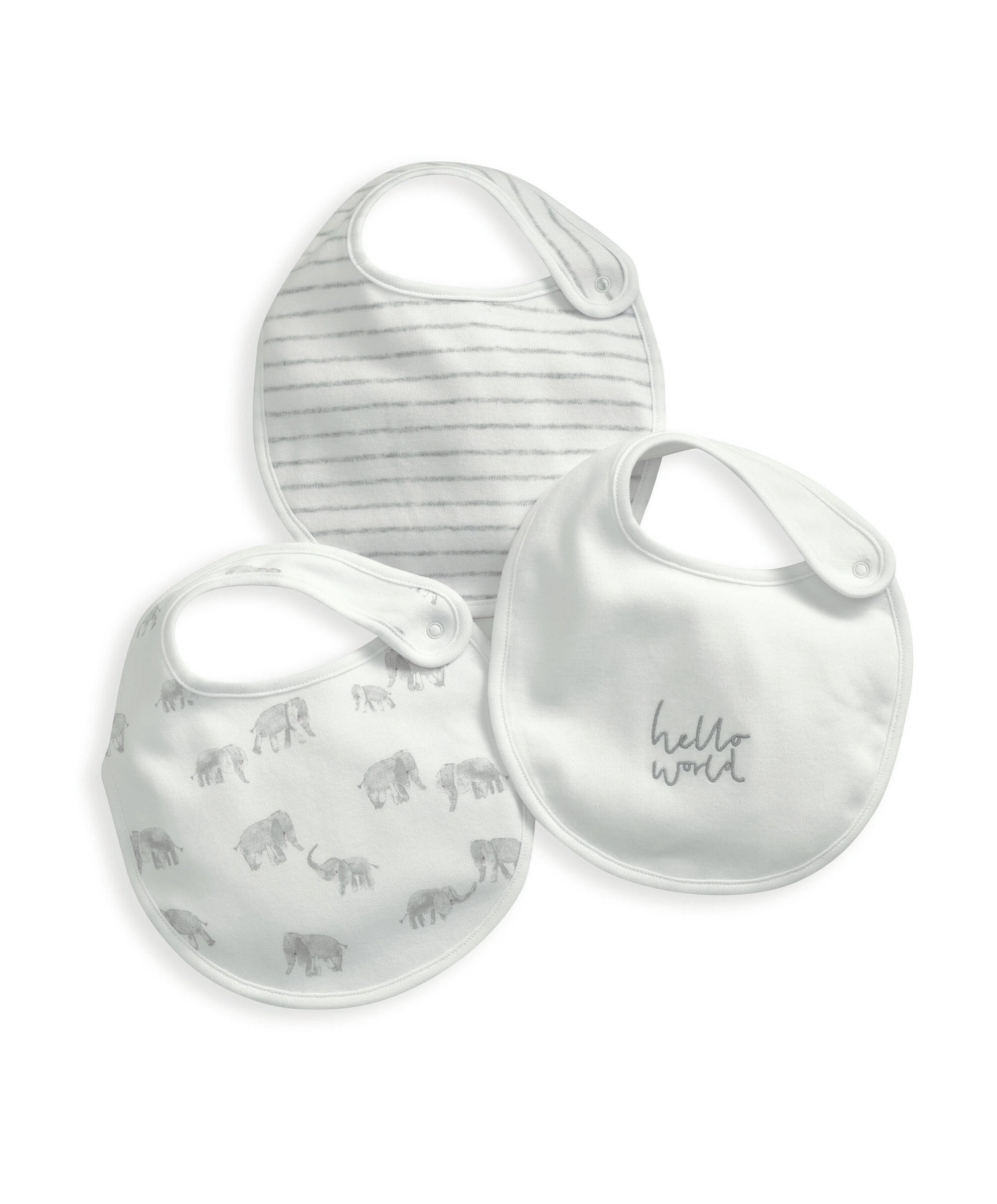 طقم صدريات بنقشة فيل - 3 قطع