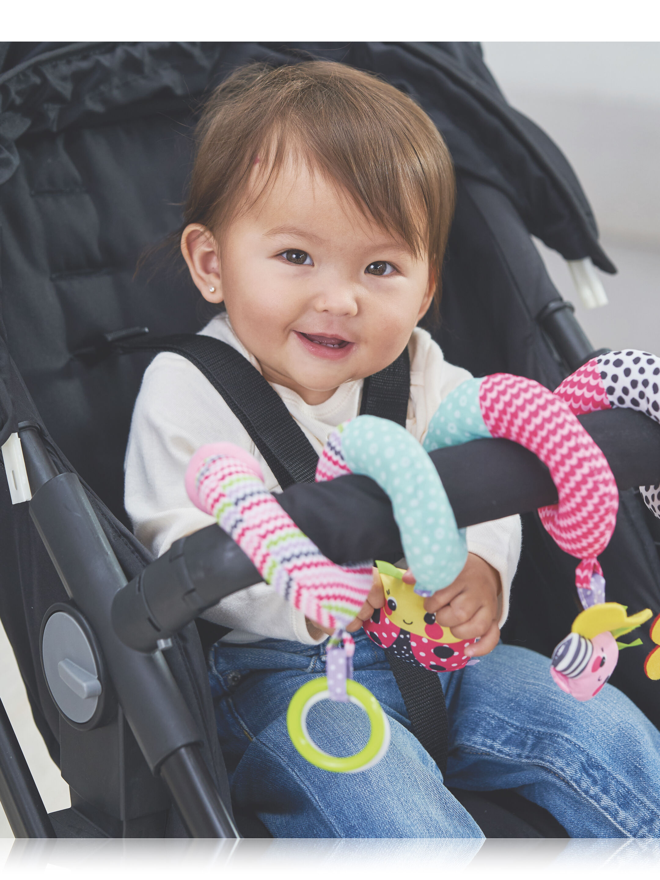 لعبة أنشطة بتصميم حلزوني من إنفانتينو - وردي image number 2