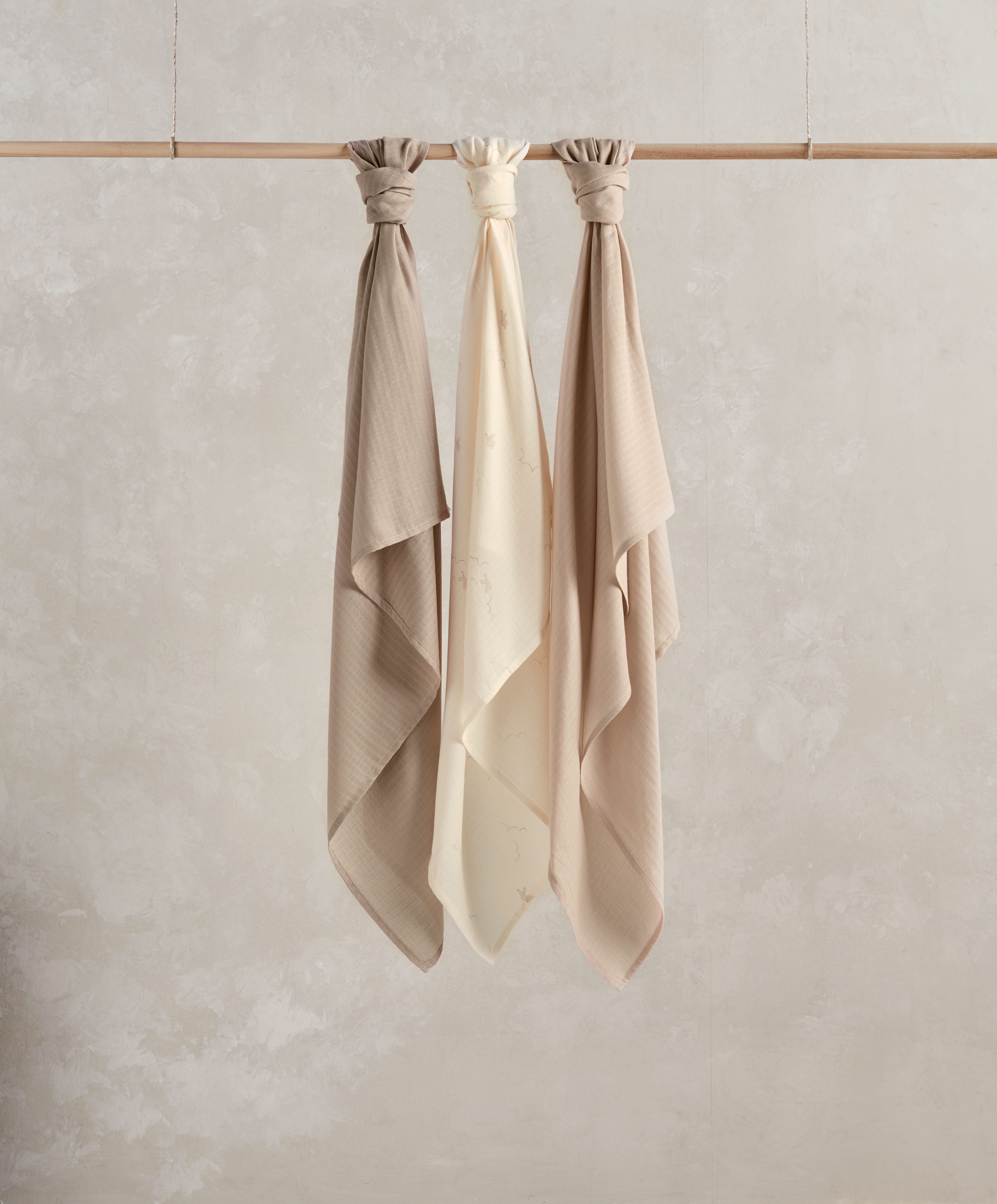 مجموعة مربعات موسلين ويلكم تو ذا وورلد داكلينج - 3 قطع image number 1