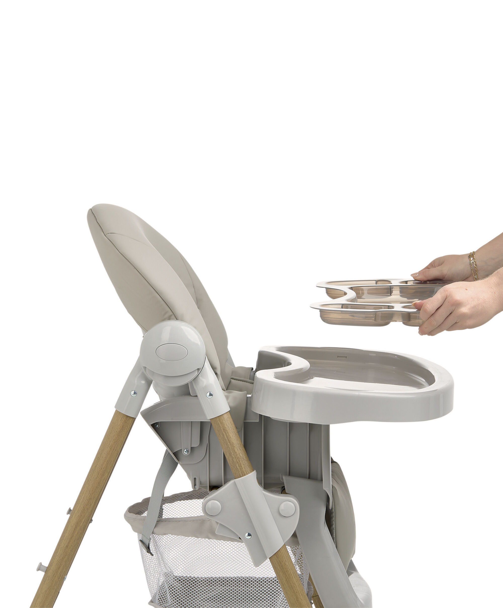 كرسي طعام سناكس للأطفال بلون ترافل أوك image number 4