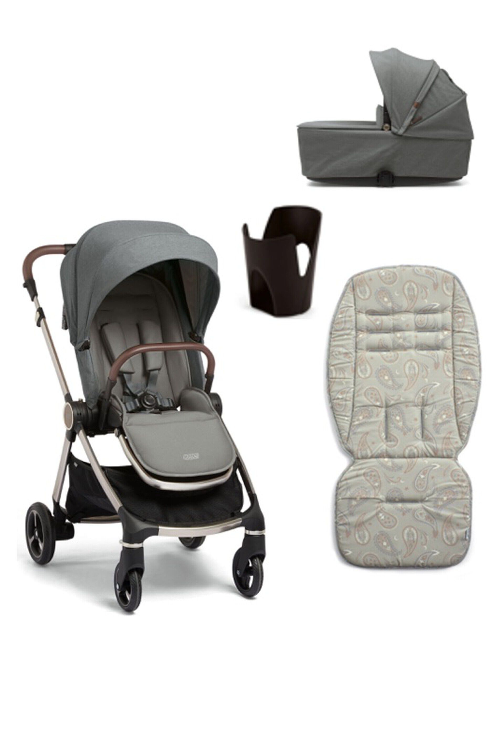 مجموعة مستلزمات أساسية من سترادا رمادي - 4 قطع image number 1