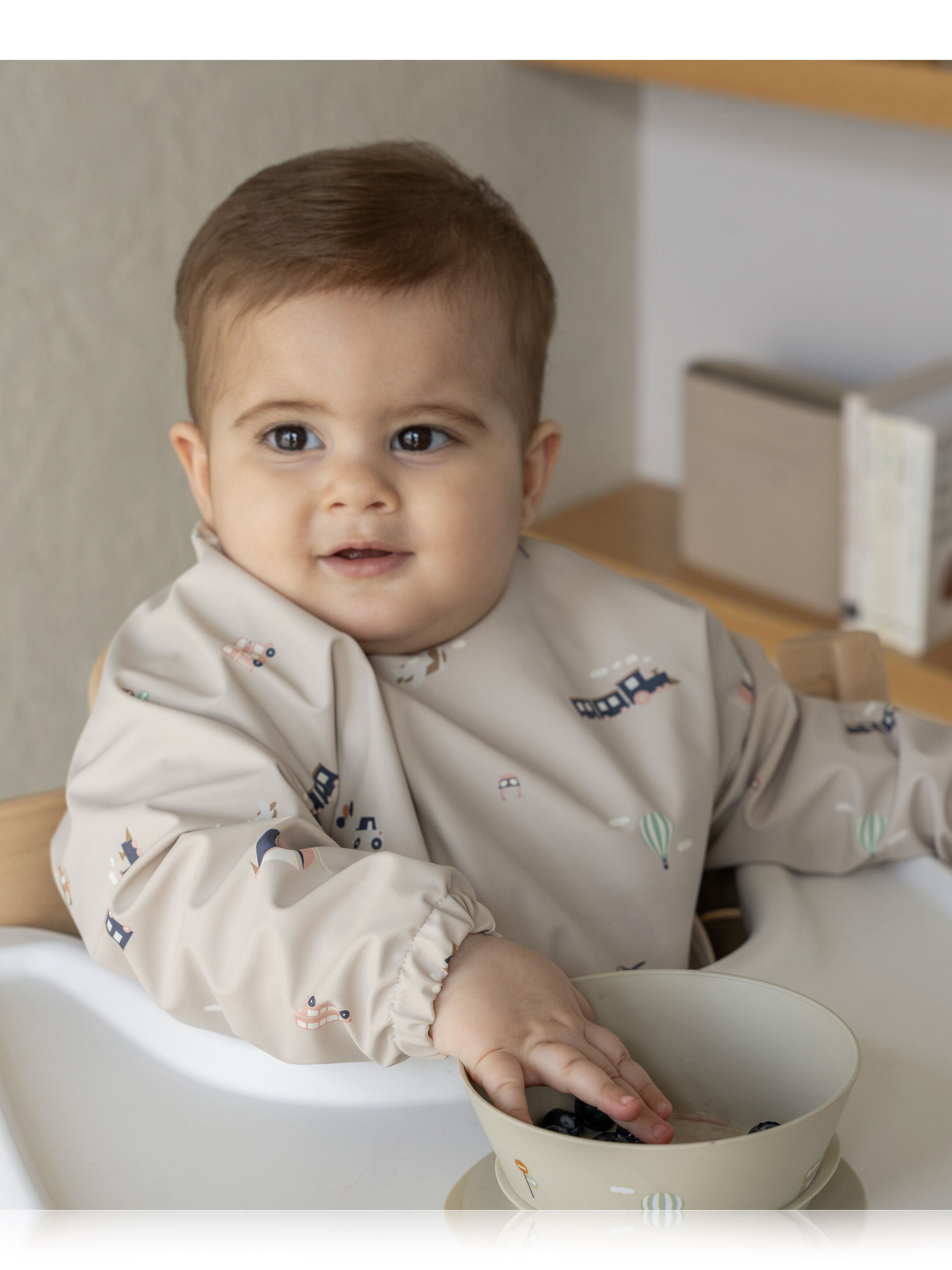 صدرية بأكمام طويلة من سيترون - نقشة مركبات