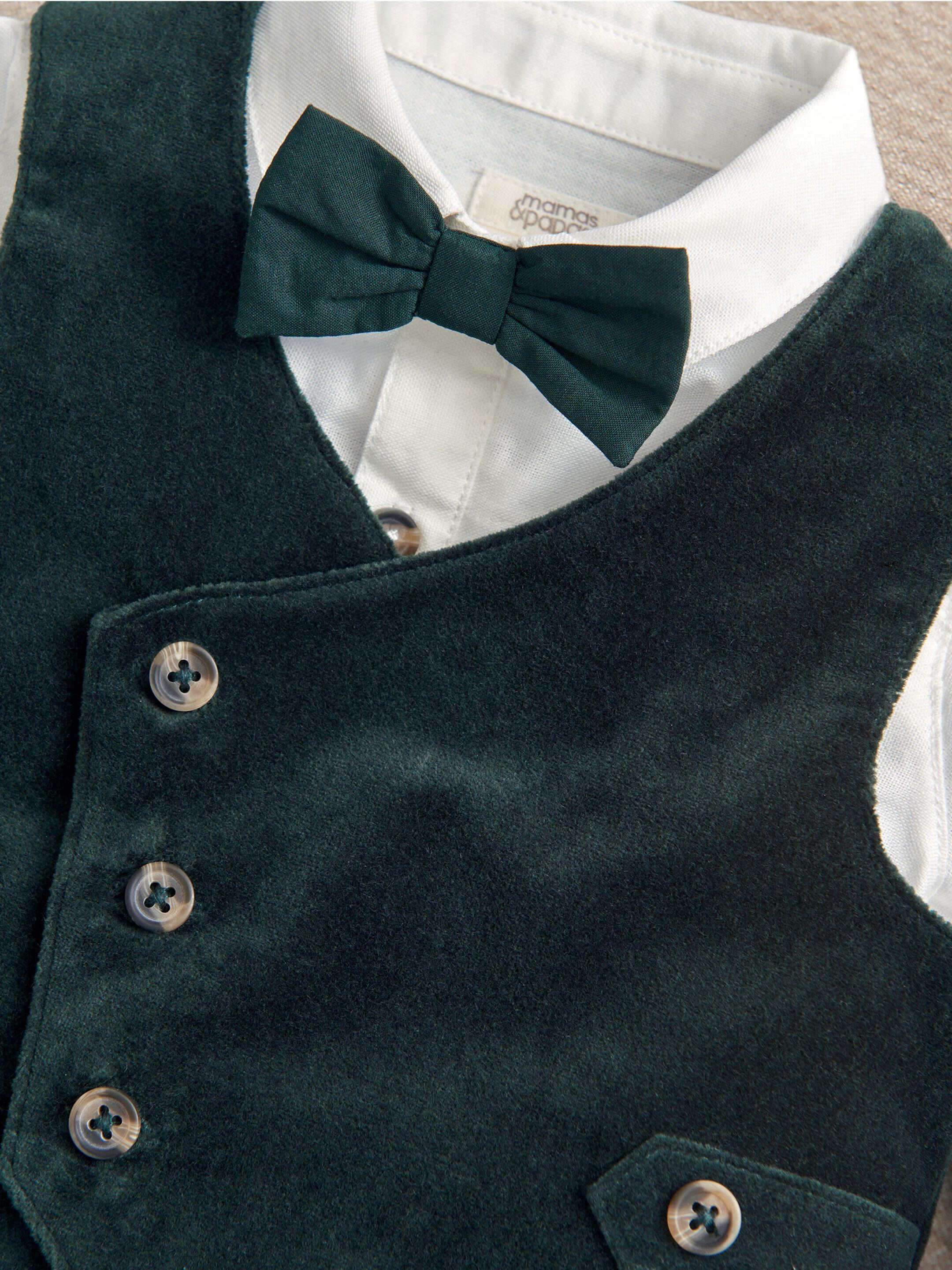 4-Piece Green Velvet Suit image number 6