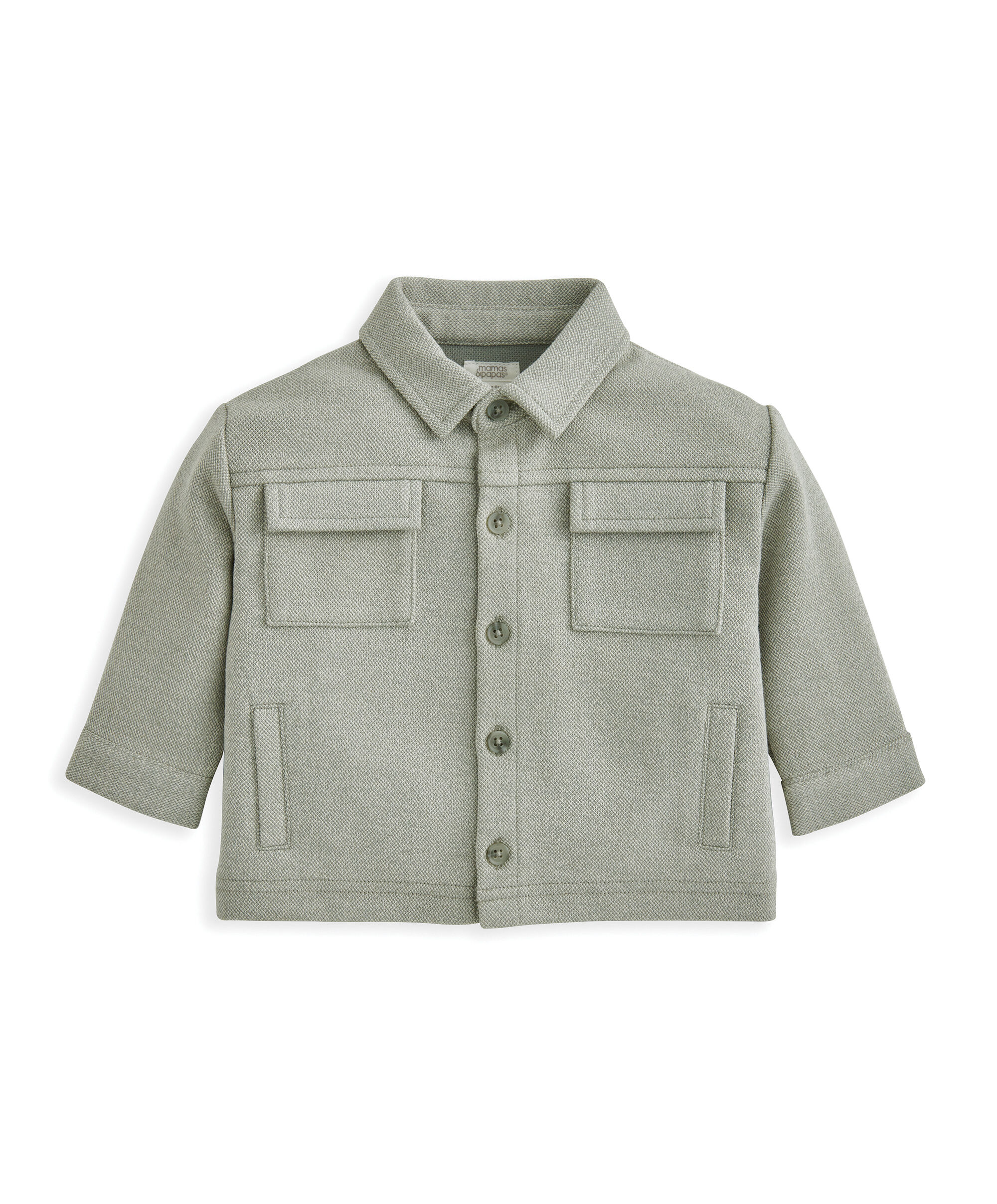 طقم جاكيت بتصميم قميص وتي شيرت - قطعتان image number 4