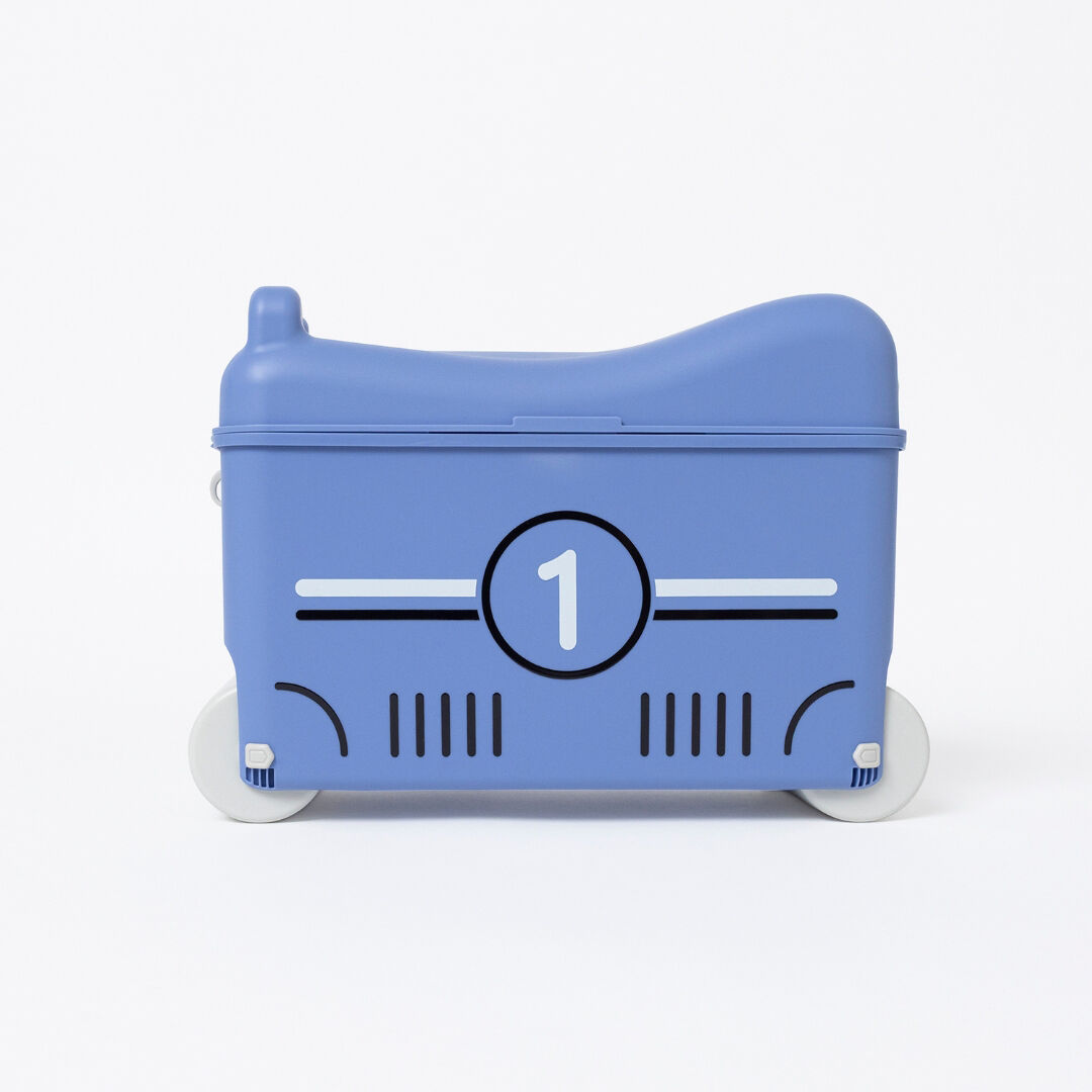 حقيبة ليتل رولّا بتصميم سيارة سباق باللون الأزرق image number 4