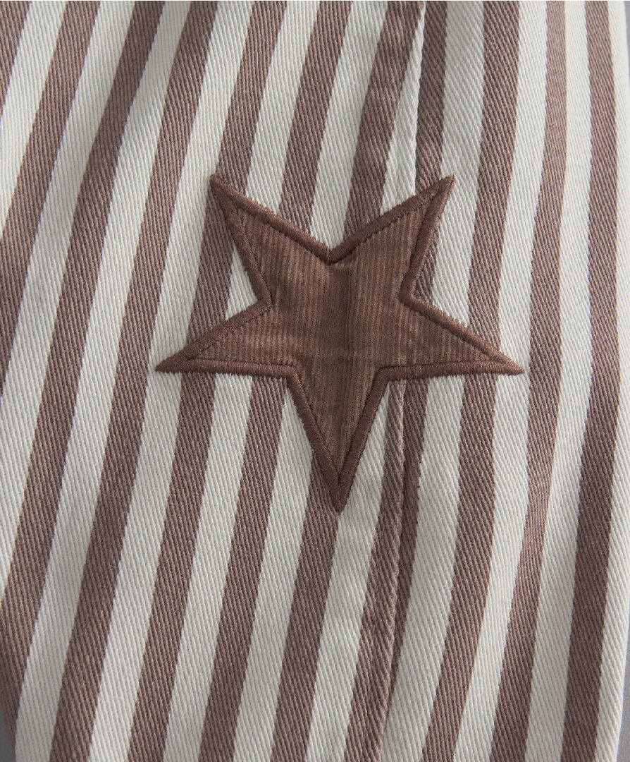 2pc Stripe Dungaree Set image number 8